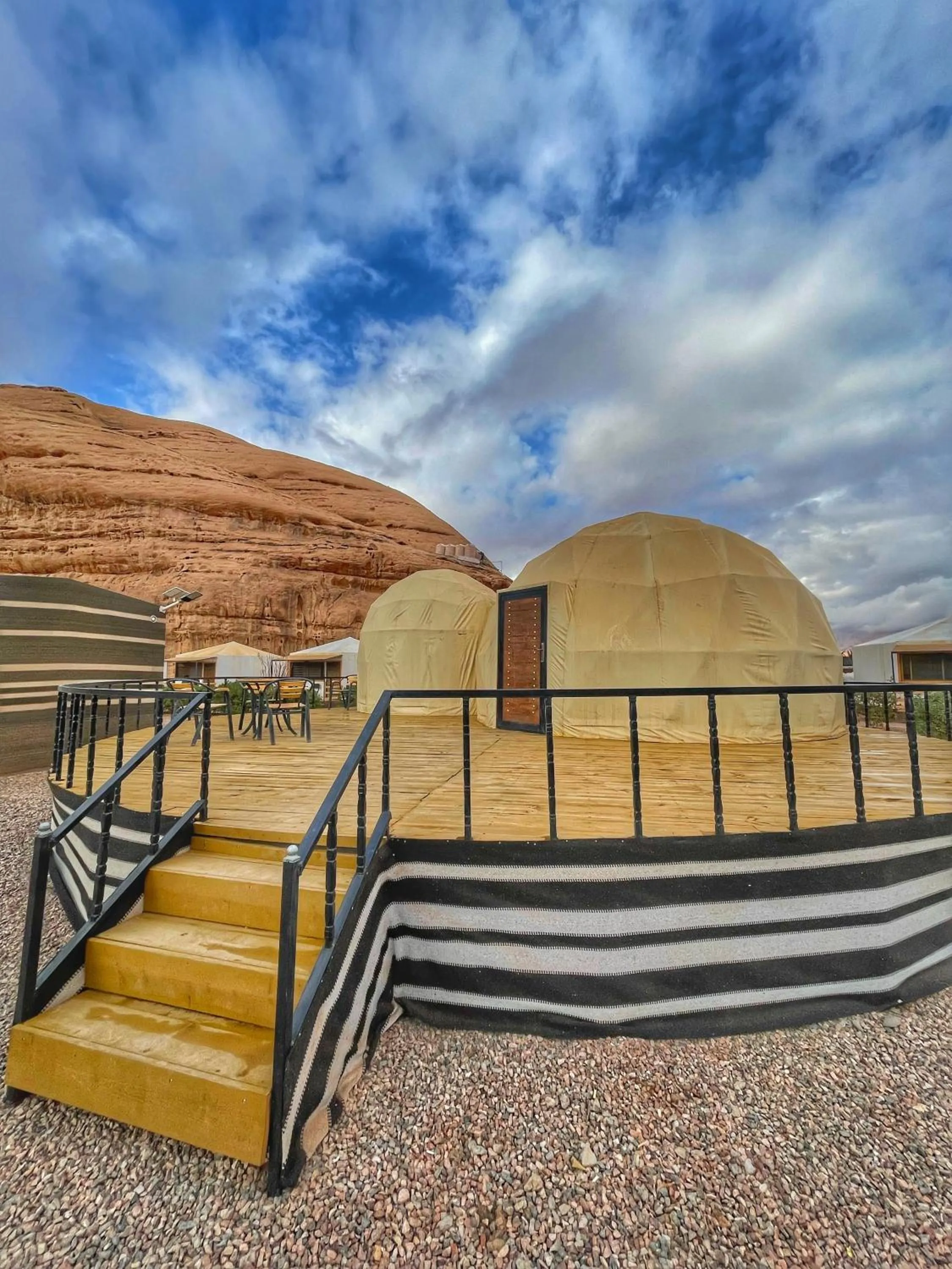Balcony/Terrace in Rum Oasis Luxury Camp
