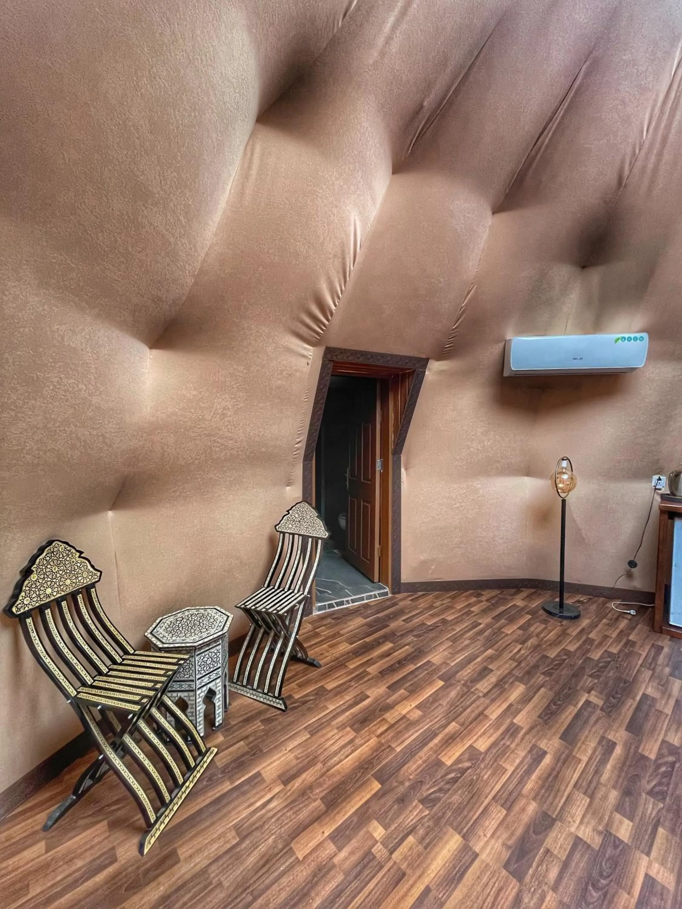 Seating area in Rum Oasis Luxury Camp