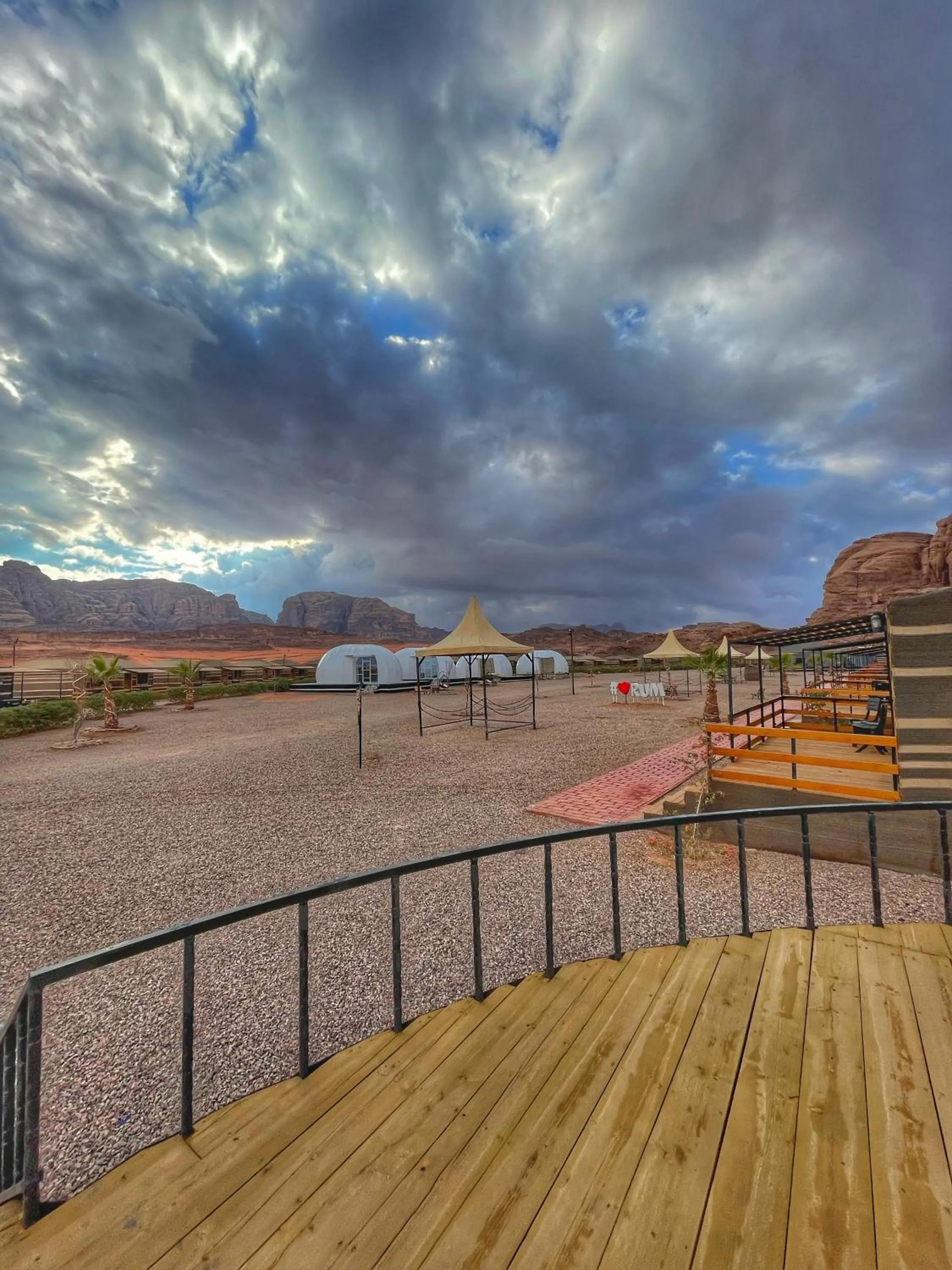 Natural landscape in Rum Oasis Luxury Camp