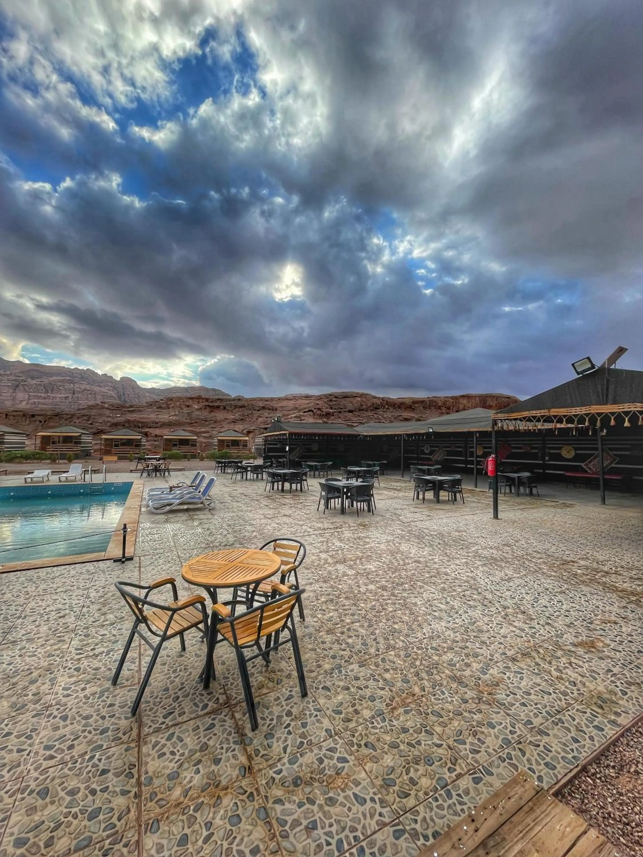 Swimming pool in Rum Oasis Luxury Camp