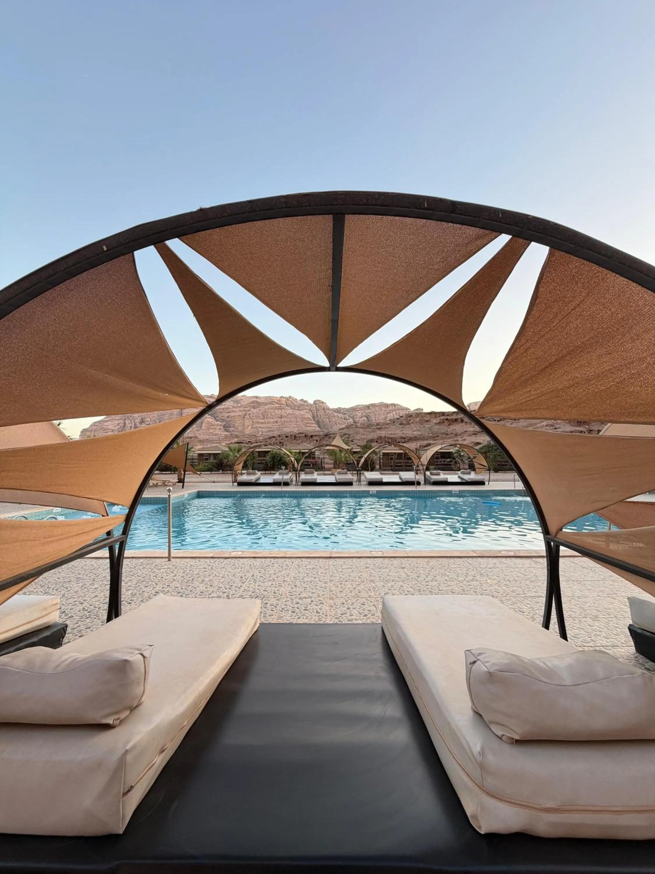 Swimming pool in Rum Oasis Luxury Camp