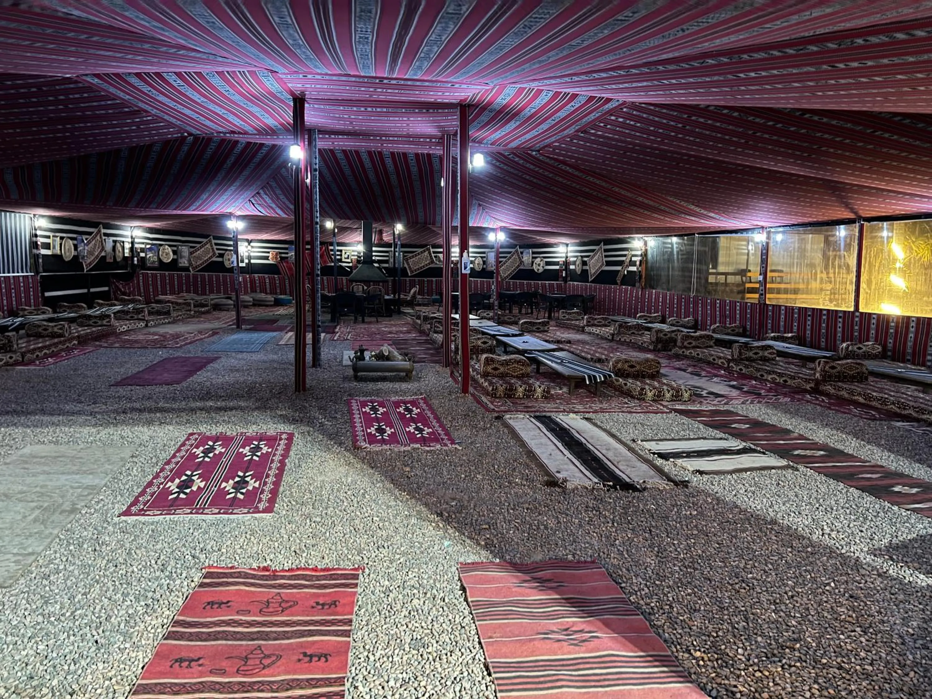 Dining area in Rum Oasis Luxury Camp