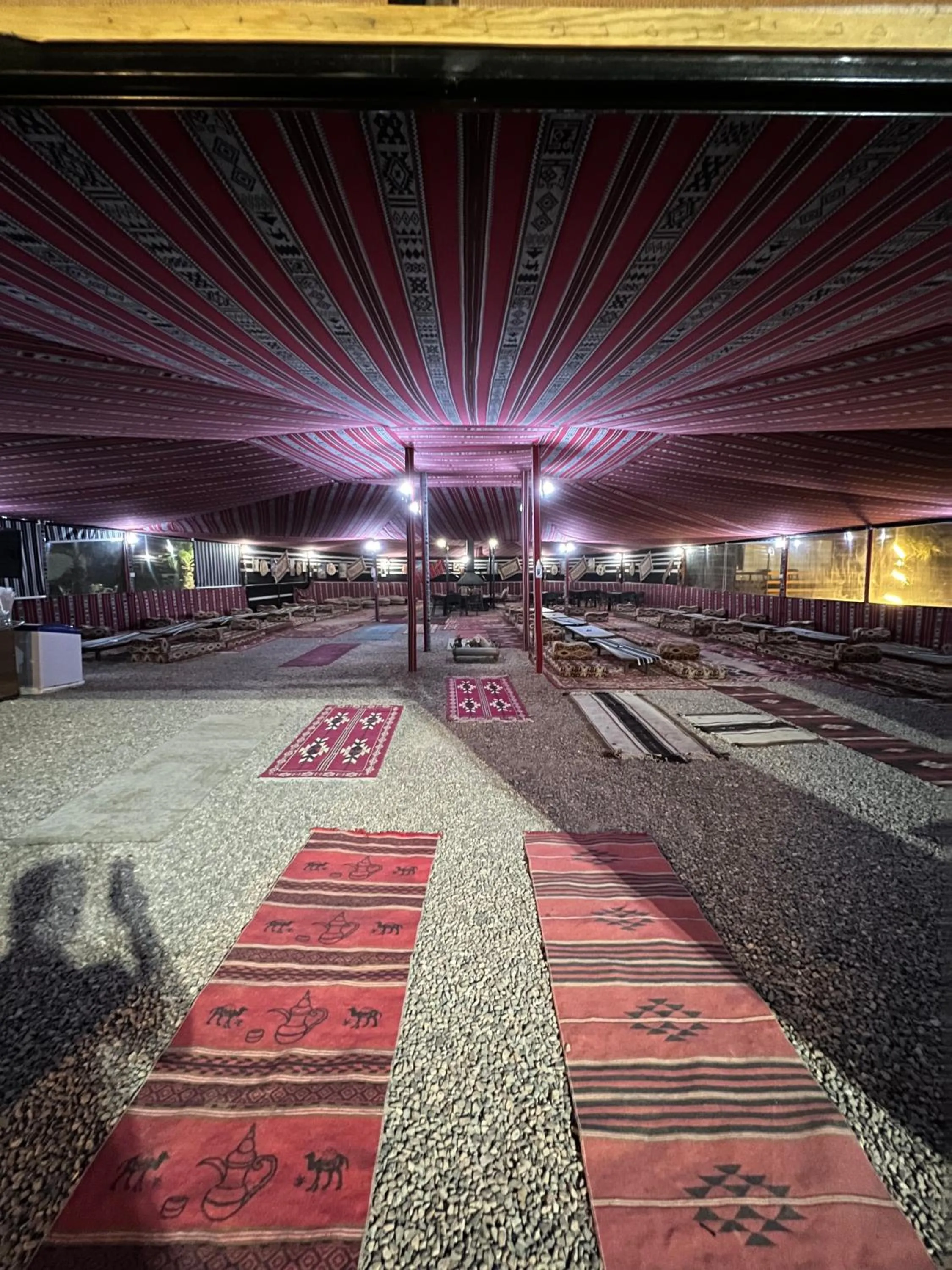 Dining area in Rum Oasis Luxury Camp