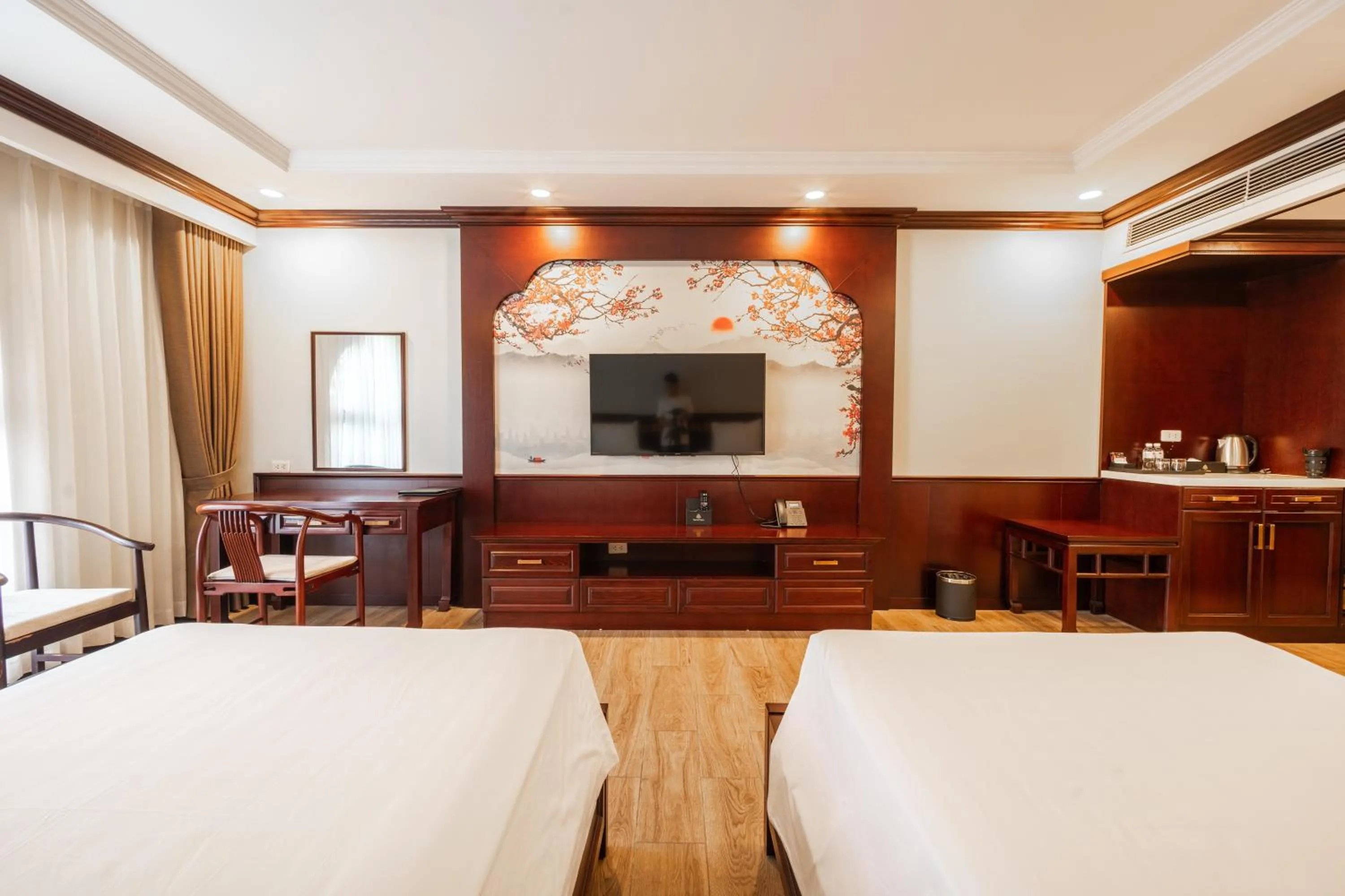 Photo of the whole room, Bed in Tam Chuc Complex