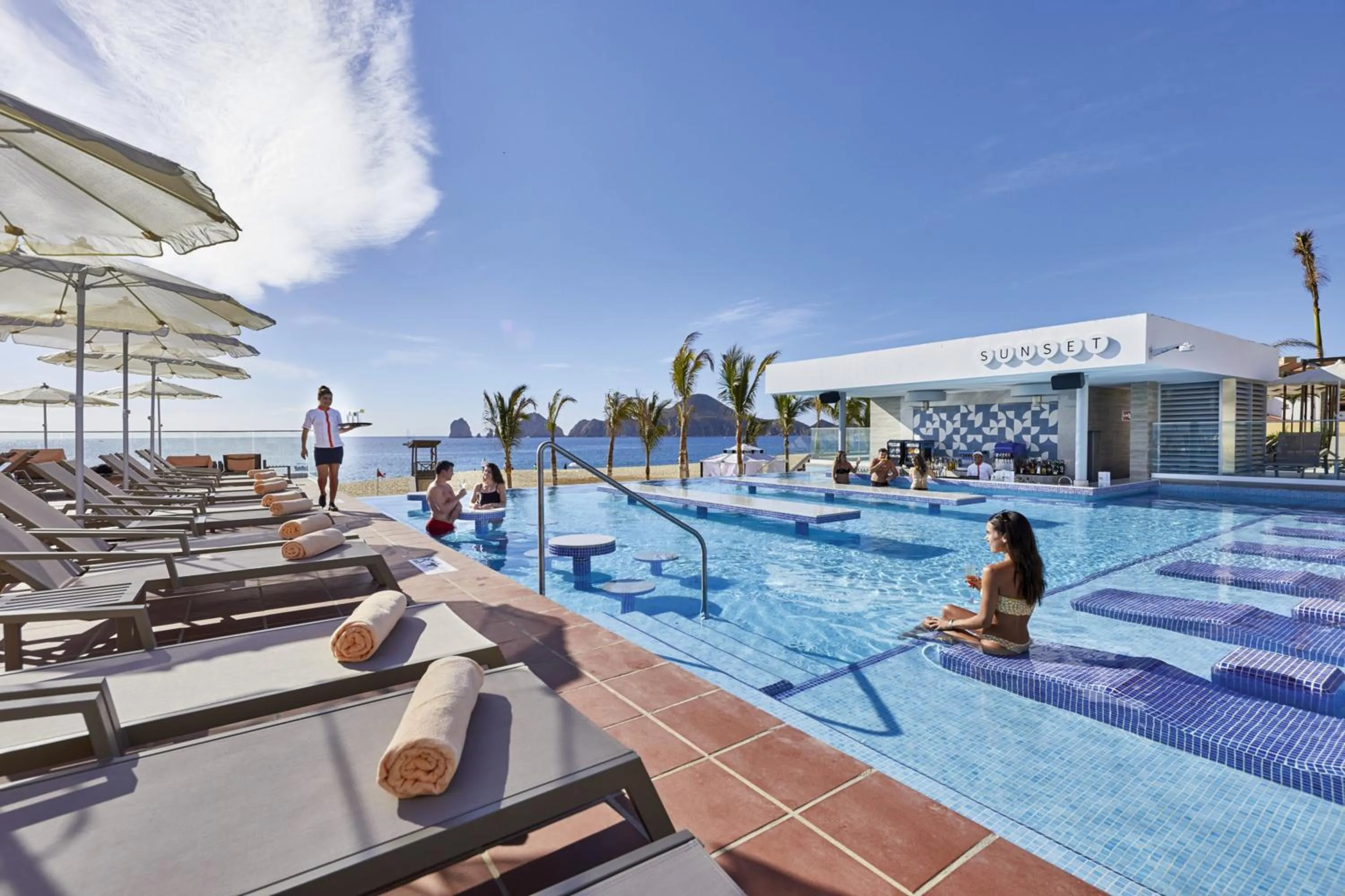 Pool view in Riu Palace Baja California - Adults Only - All Inclusive