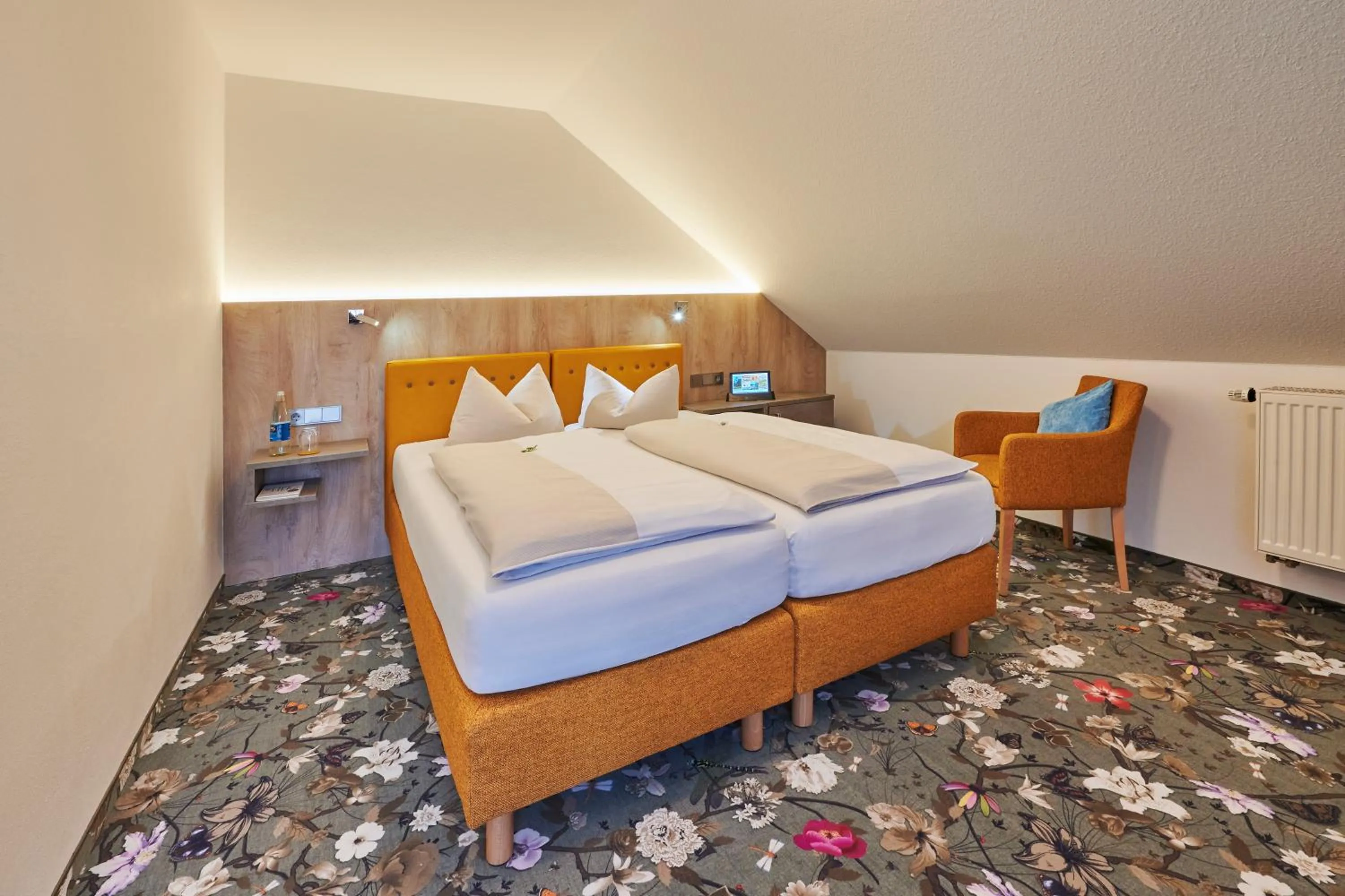 Bed in Landhotel Seerose