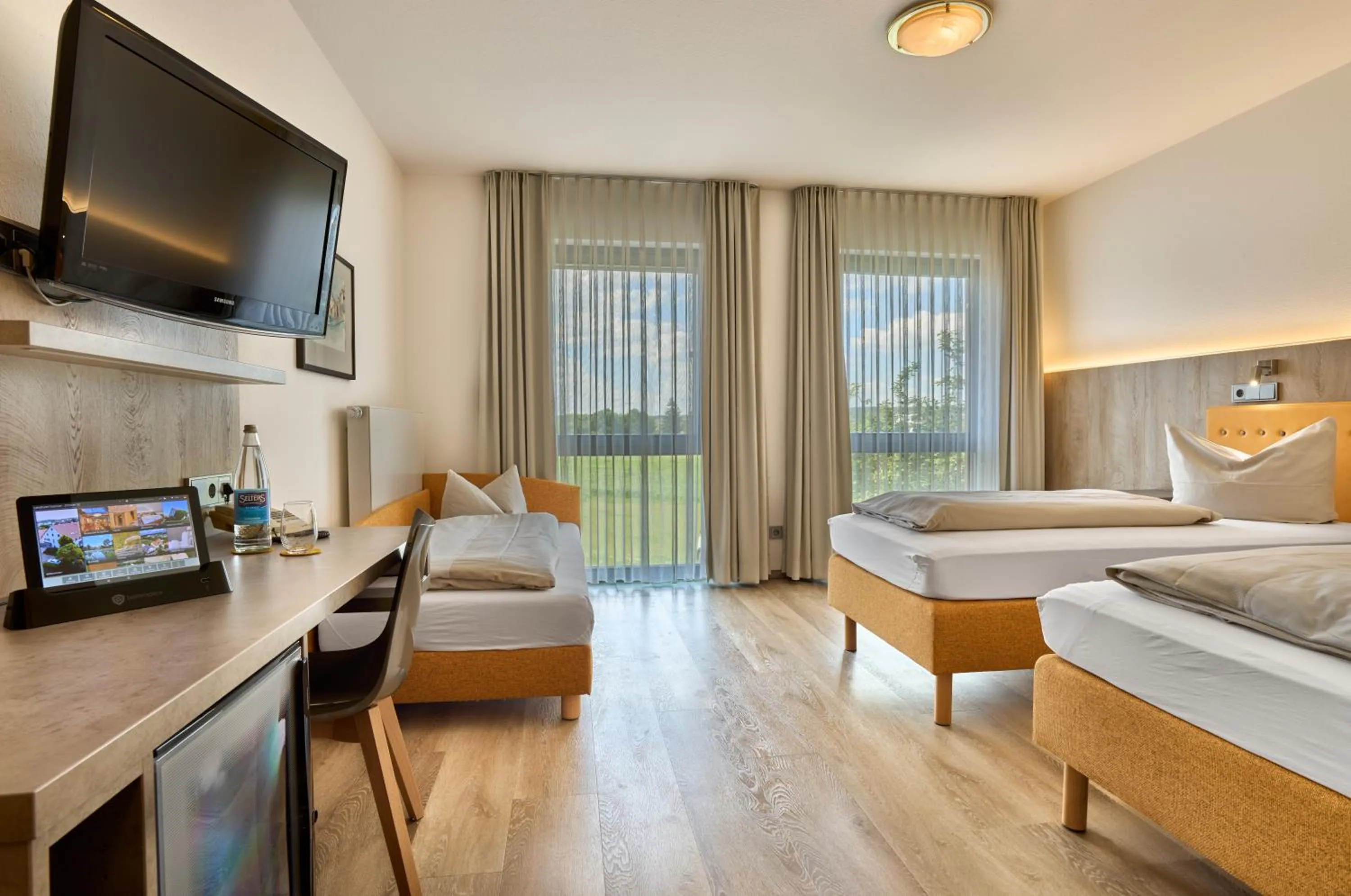 Bed in Landhotel Seerose