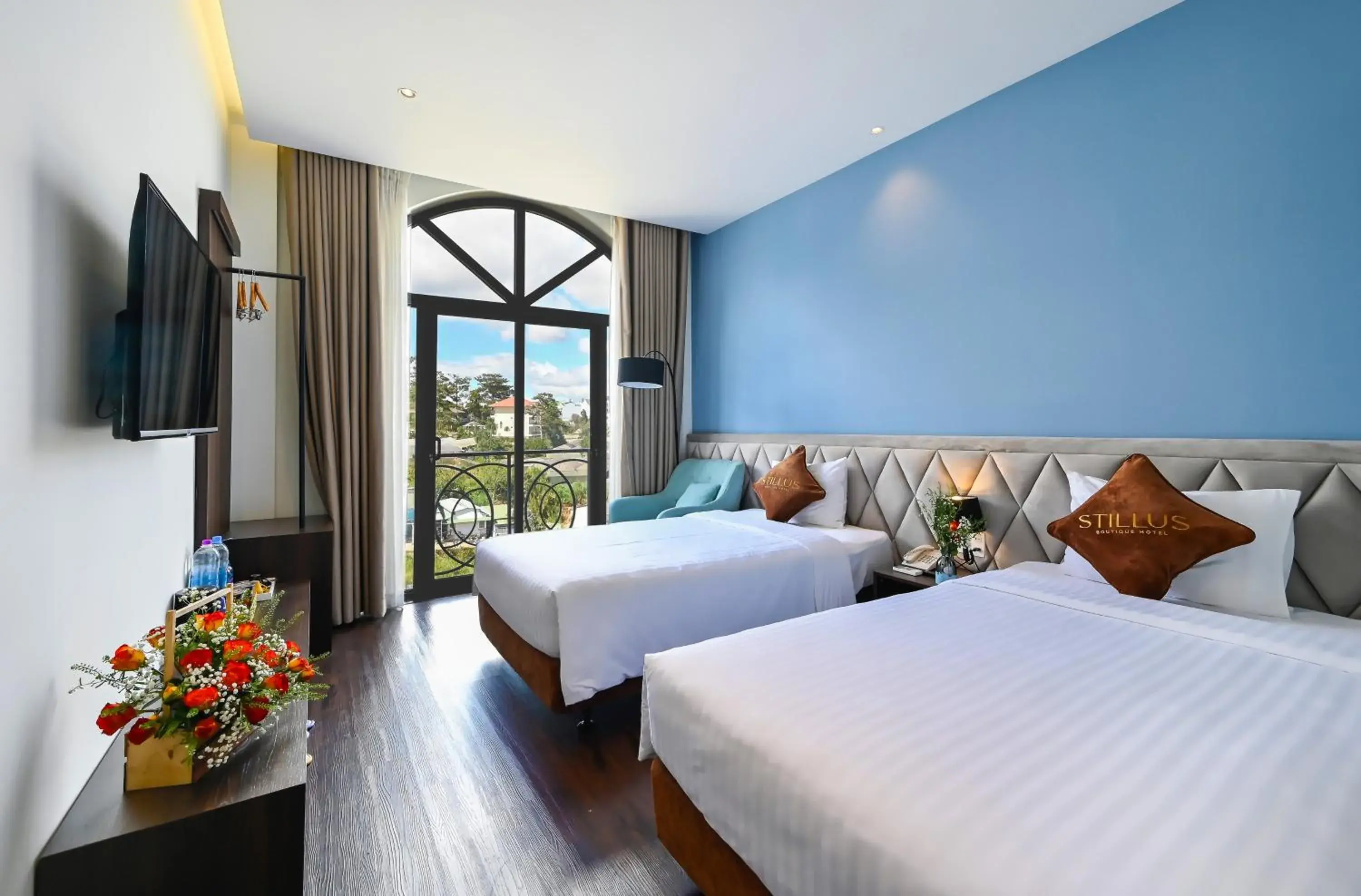 Premier Twin Room with City View in Stillus Boutique Hotel Dalat Premier Twin Room with City View in Stillus Boutique Hotel Dalat
