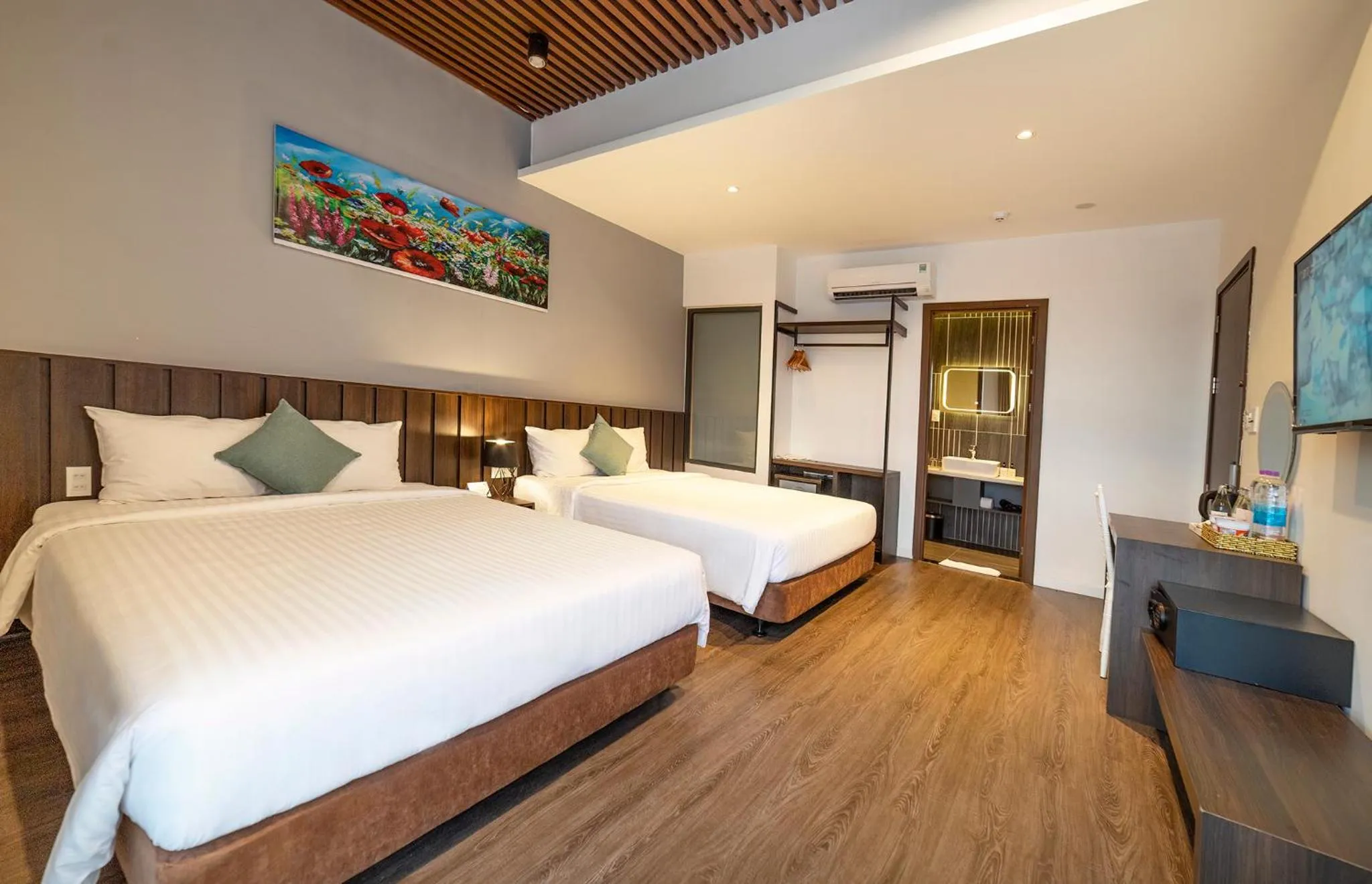 Bed in Stillus Boutique Hotel Dalat