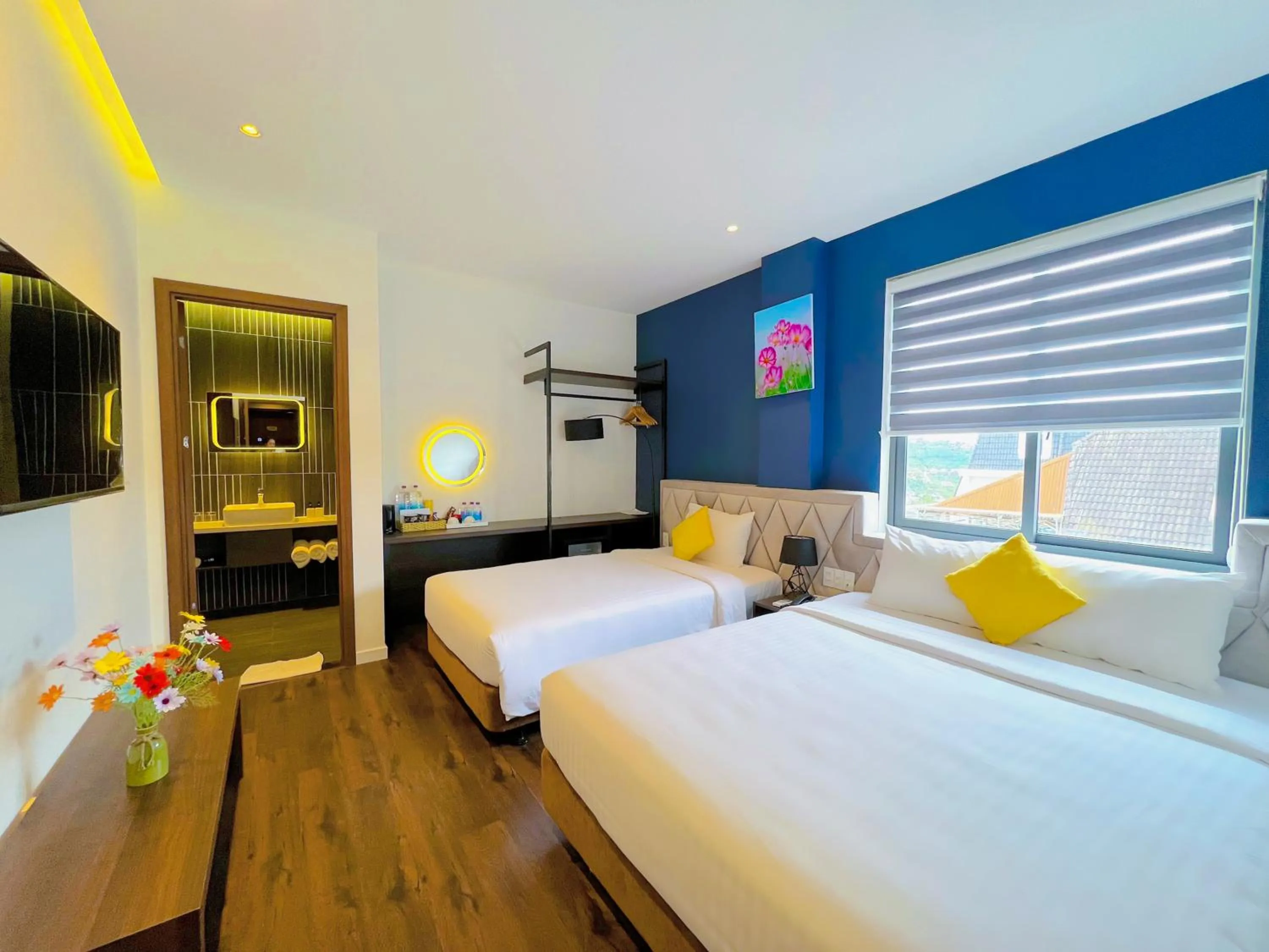 Bed in Stillus Boutique Hotel Dalat