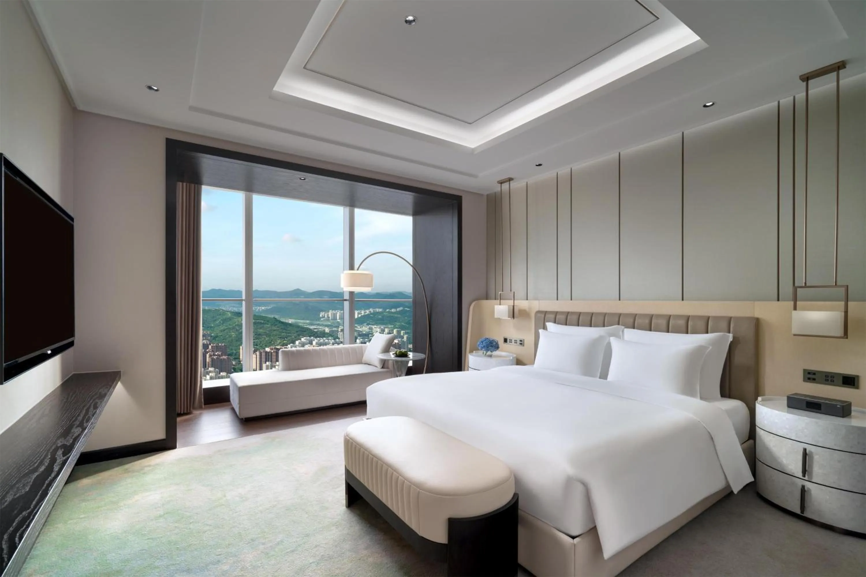 Restaurant/places to eat, Bed in Kempinski Hotel Jinan