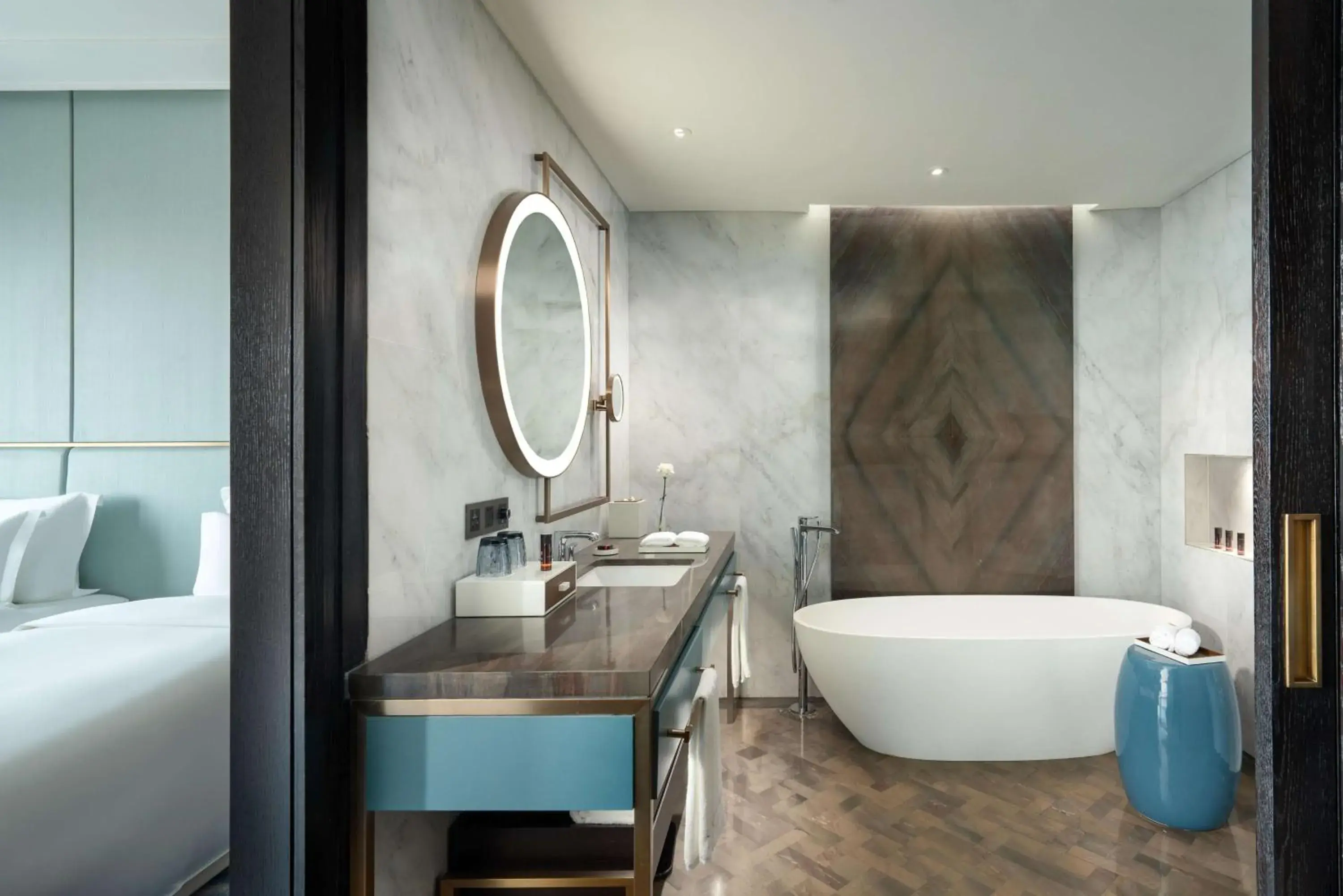 Deluxe Twin Room in Kempinski Hotel Jinan Deluxe Twin Room in Kempinski Hotel Jinan