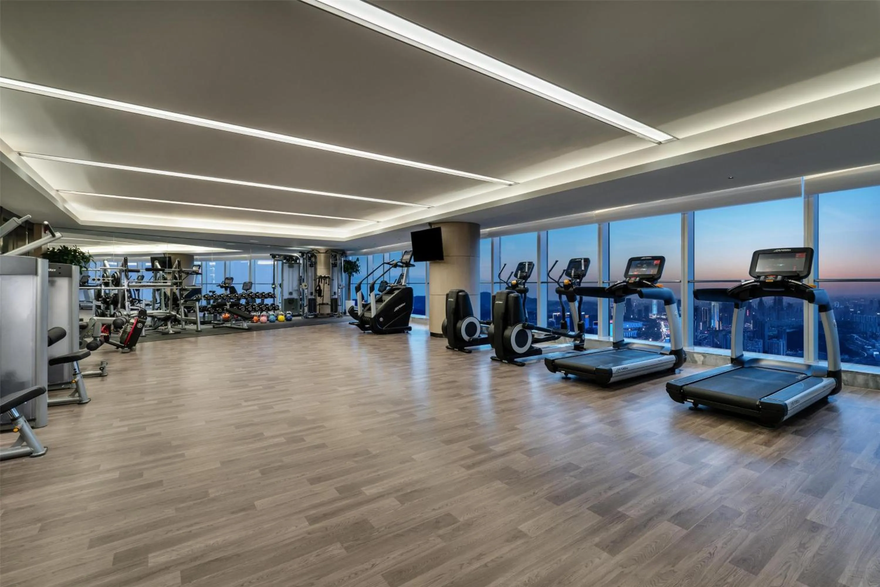 Fitness centre/facilities in Kempinski Hotel Jinan