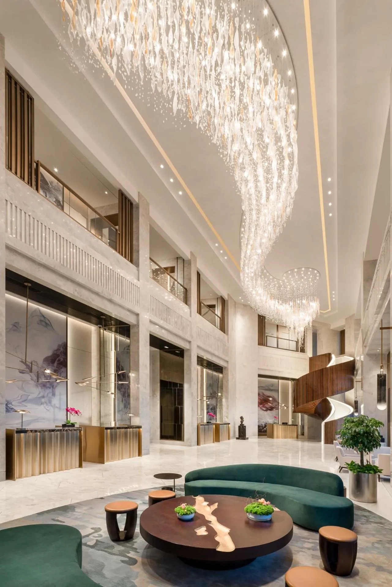 Lobby or reception in Kempinski Hotel Jinan