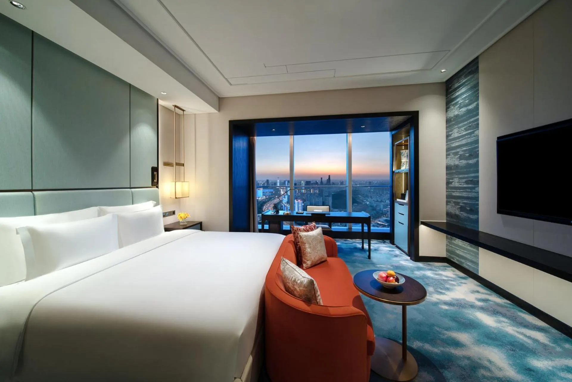 Bed in Kempinski Hotel Jinan