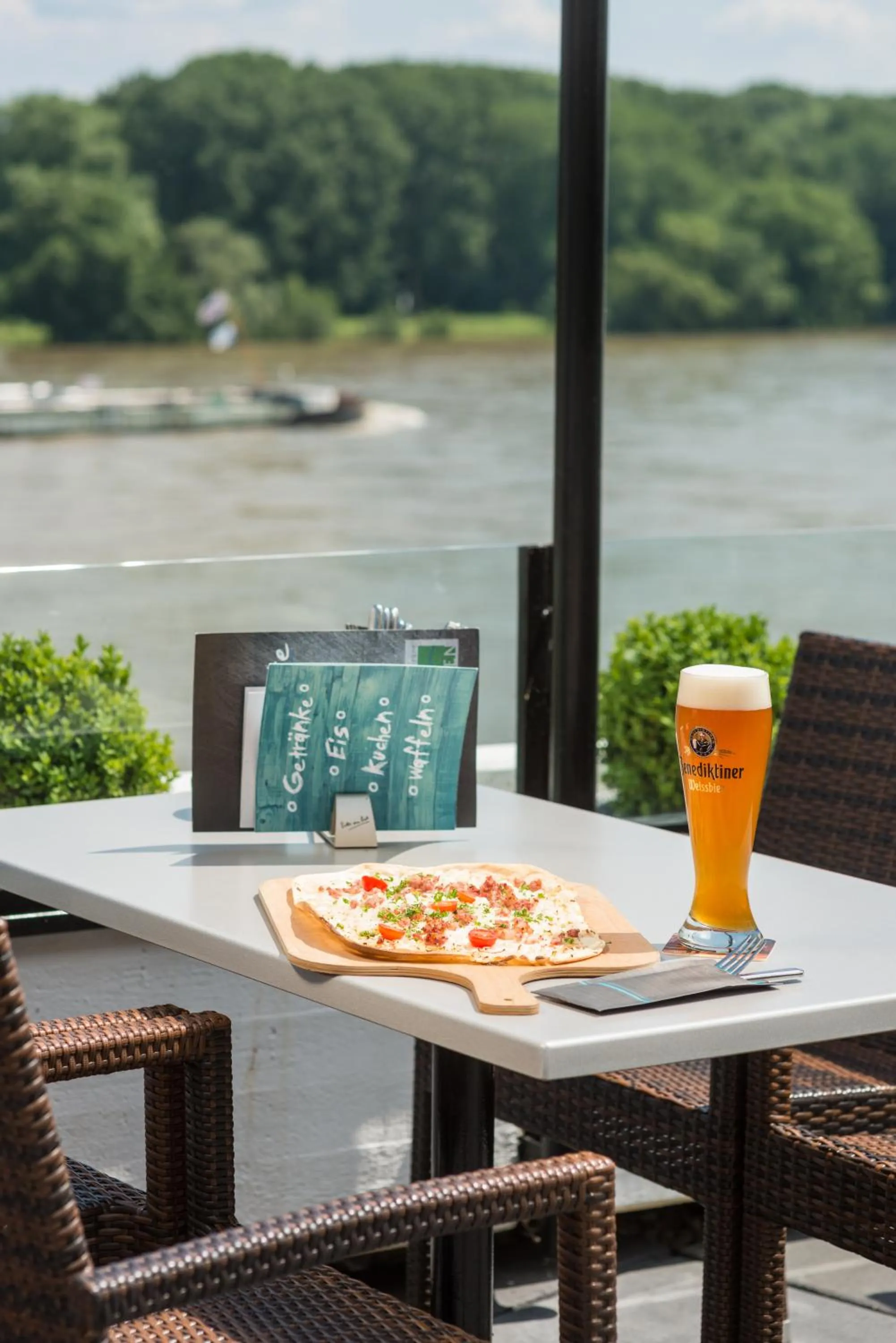 Food close-up in Rheinterrassen Hotel Café Restaurant