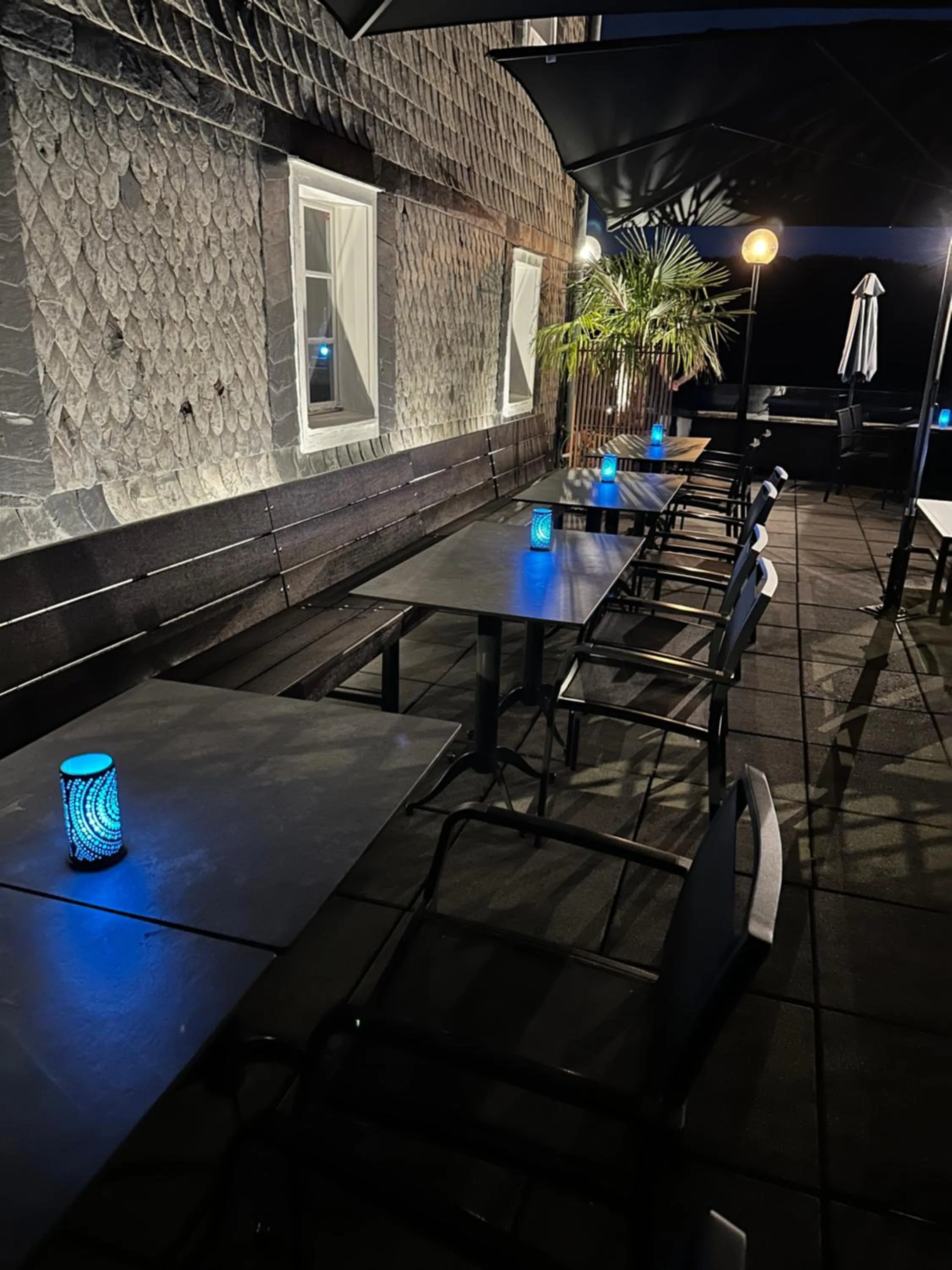 Night in Rheinterrassen Hotel Café Restaurant