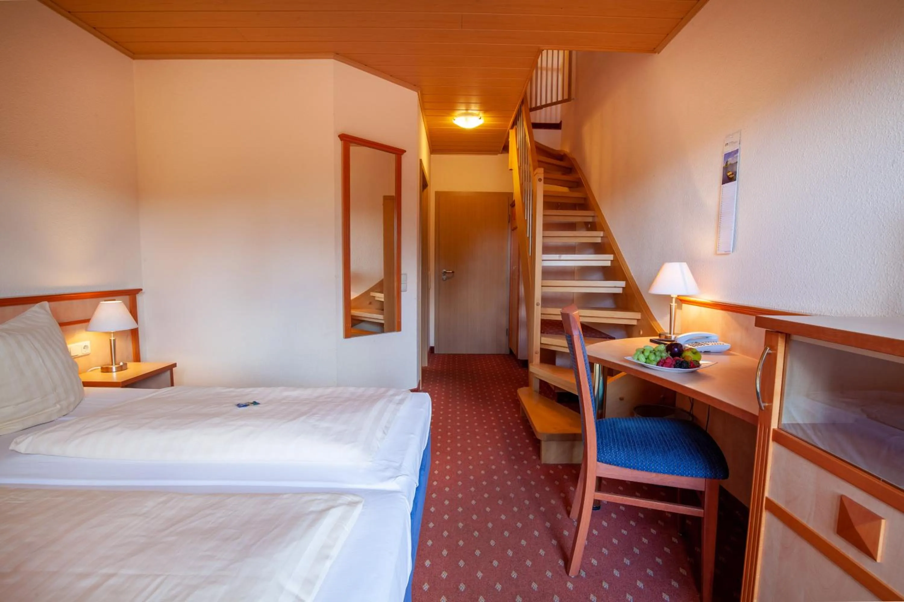Photo of the whole room, Bed in Landgasthof 'Zur Quelle'