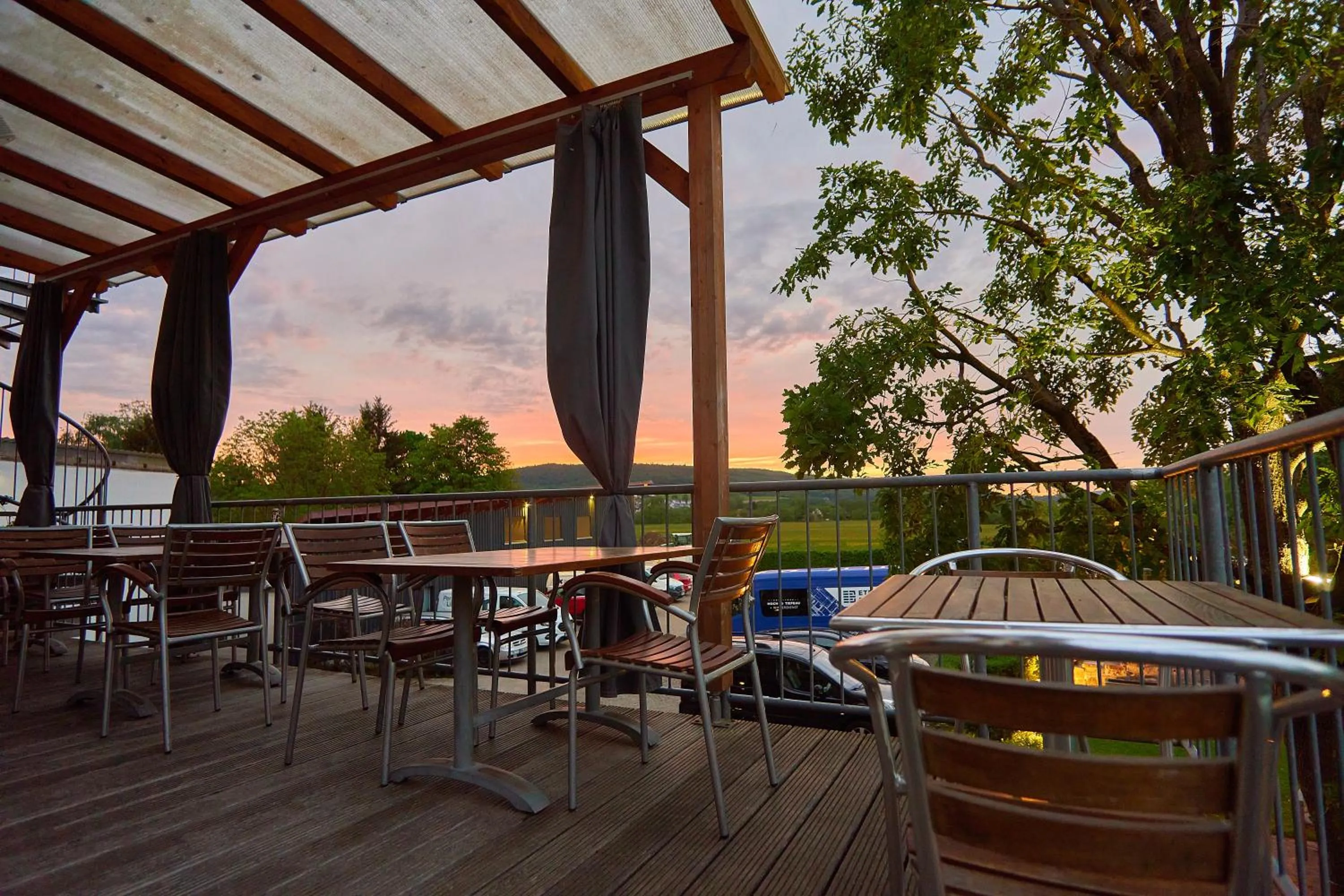 Balcony/Terrace in Landgasthof 'Zur Quelle'