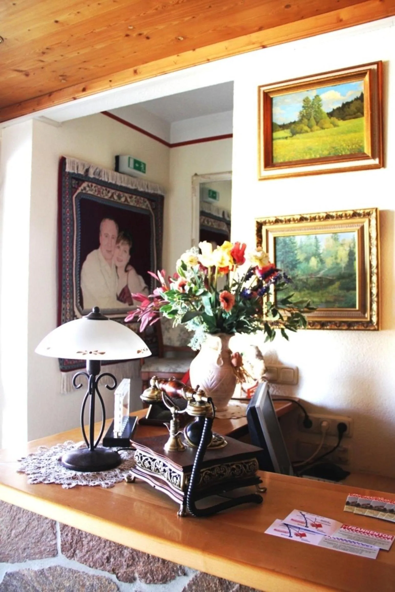 Lobby or reception in Landgasthof Frankentor