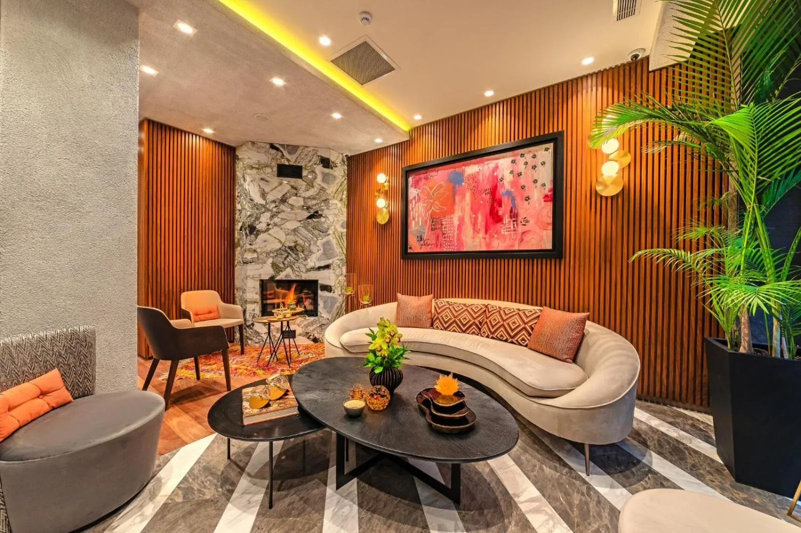 Living room in Aya Sultanahmet Hotel