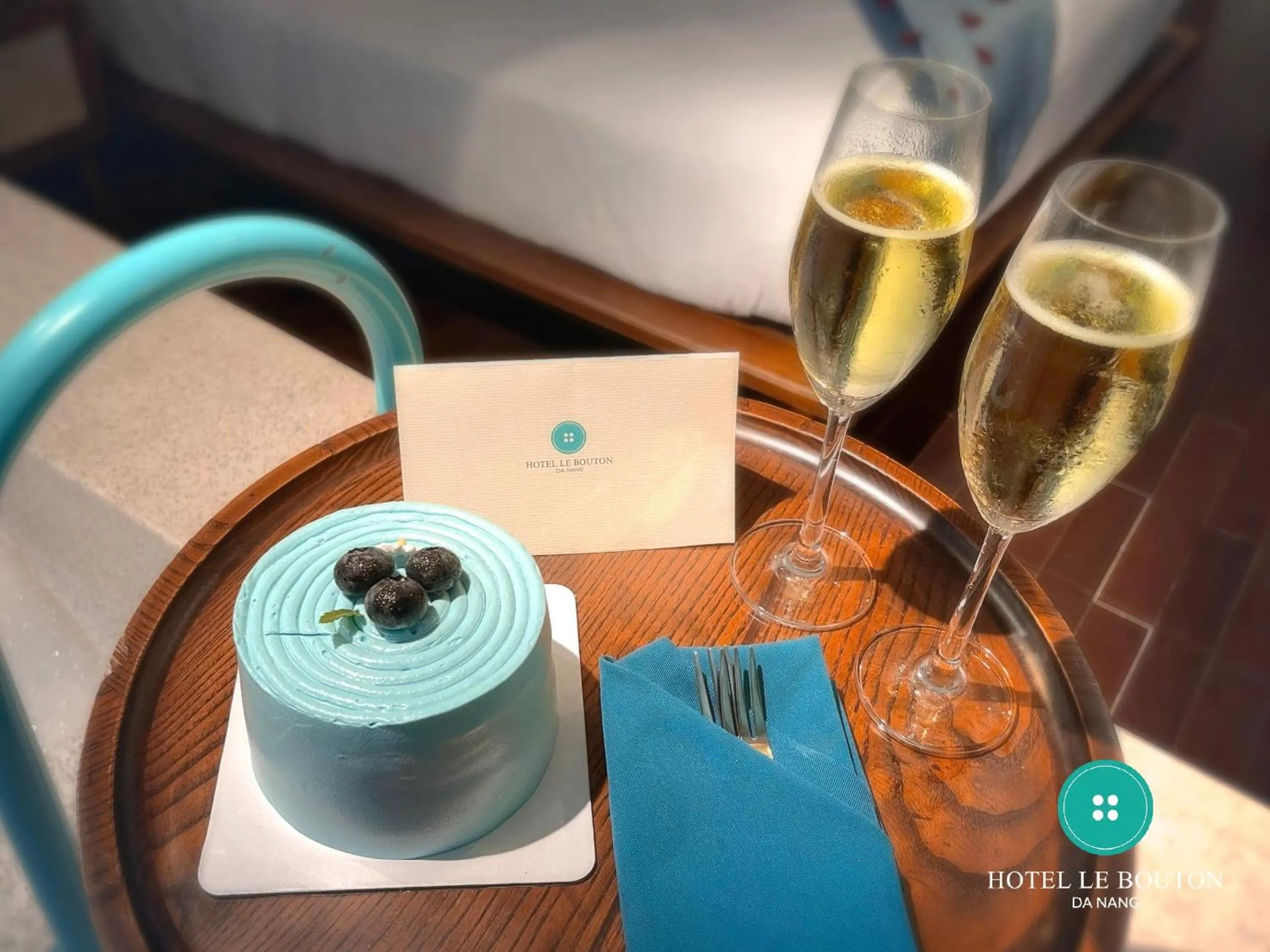 Decorative detail in Hotel Le Bouton