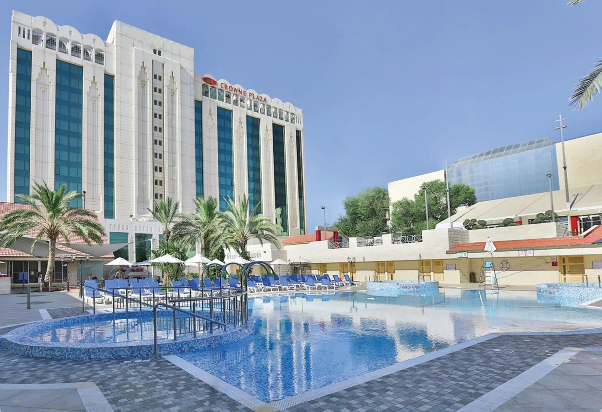 Swimming pool in Crowne Plaza Amman by IHG