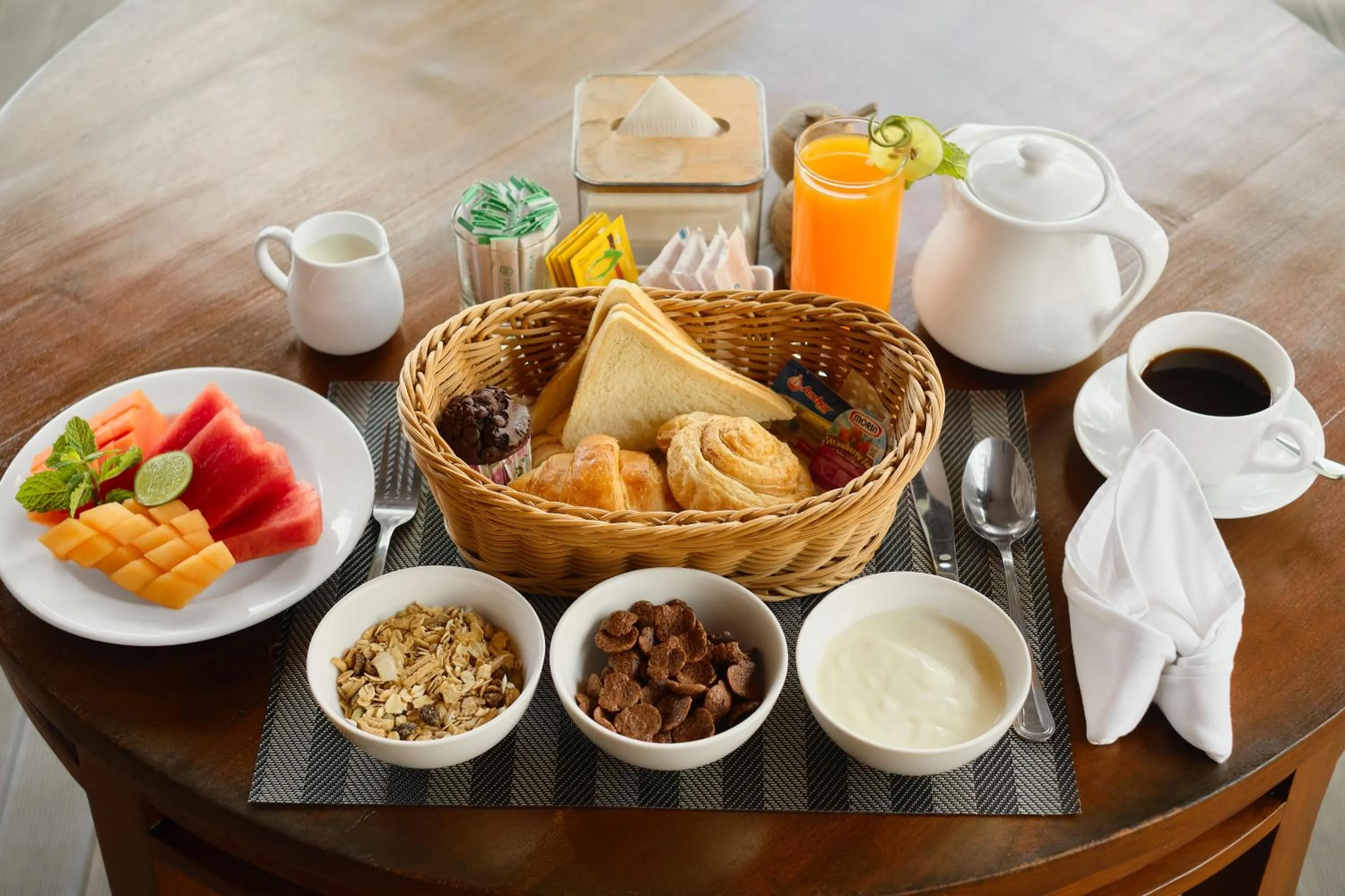 Breakfast in Yanyan Resort Ubud