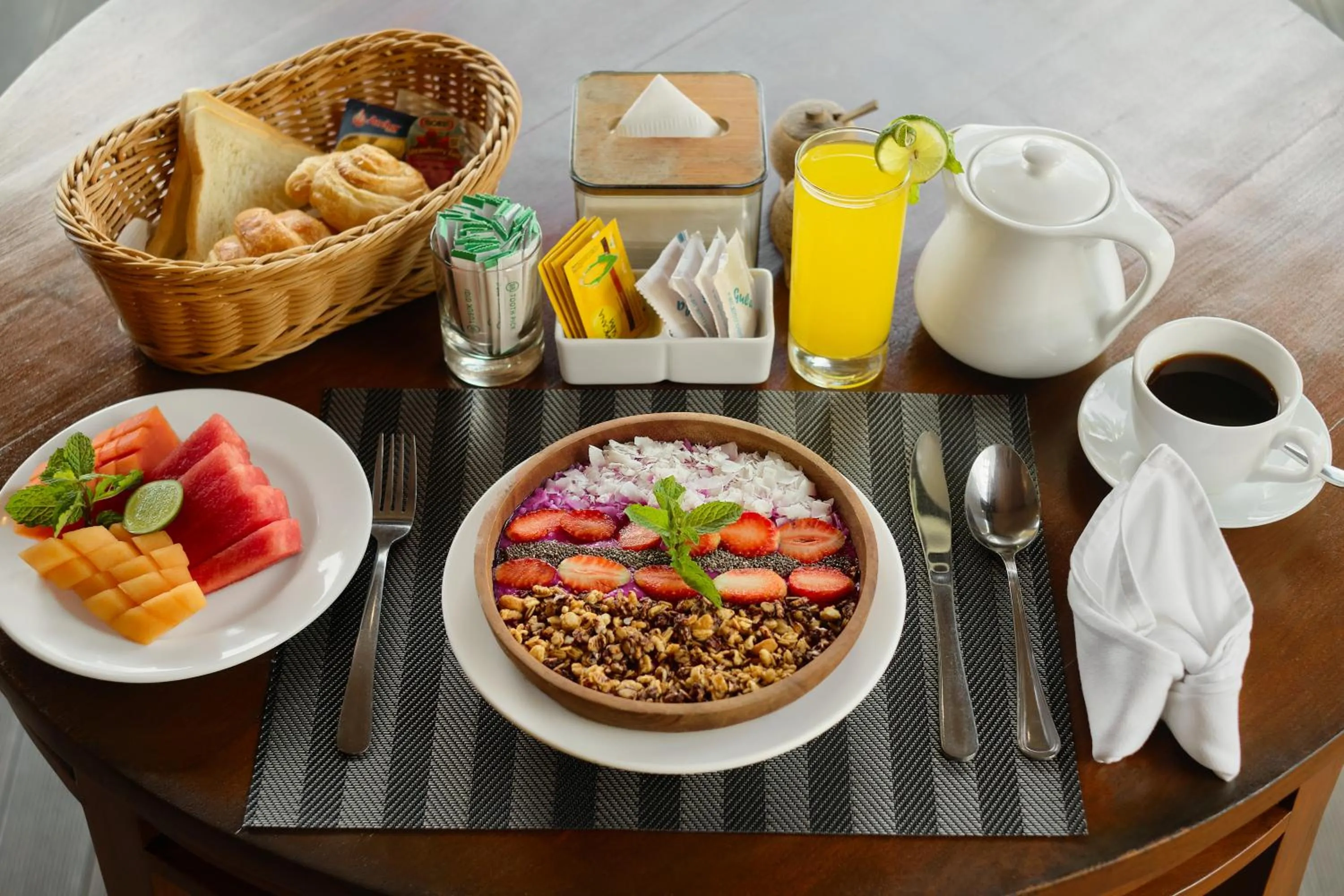 Breakfast in Yanyan Resort Ubud