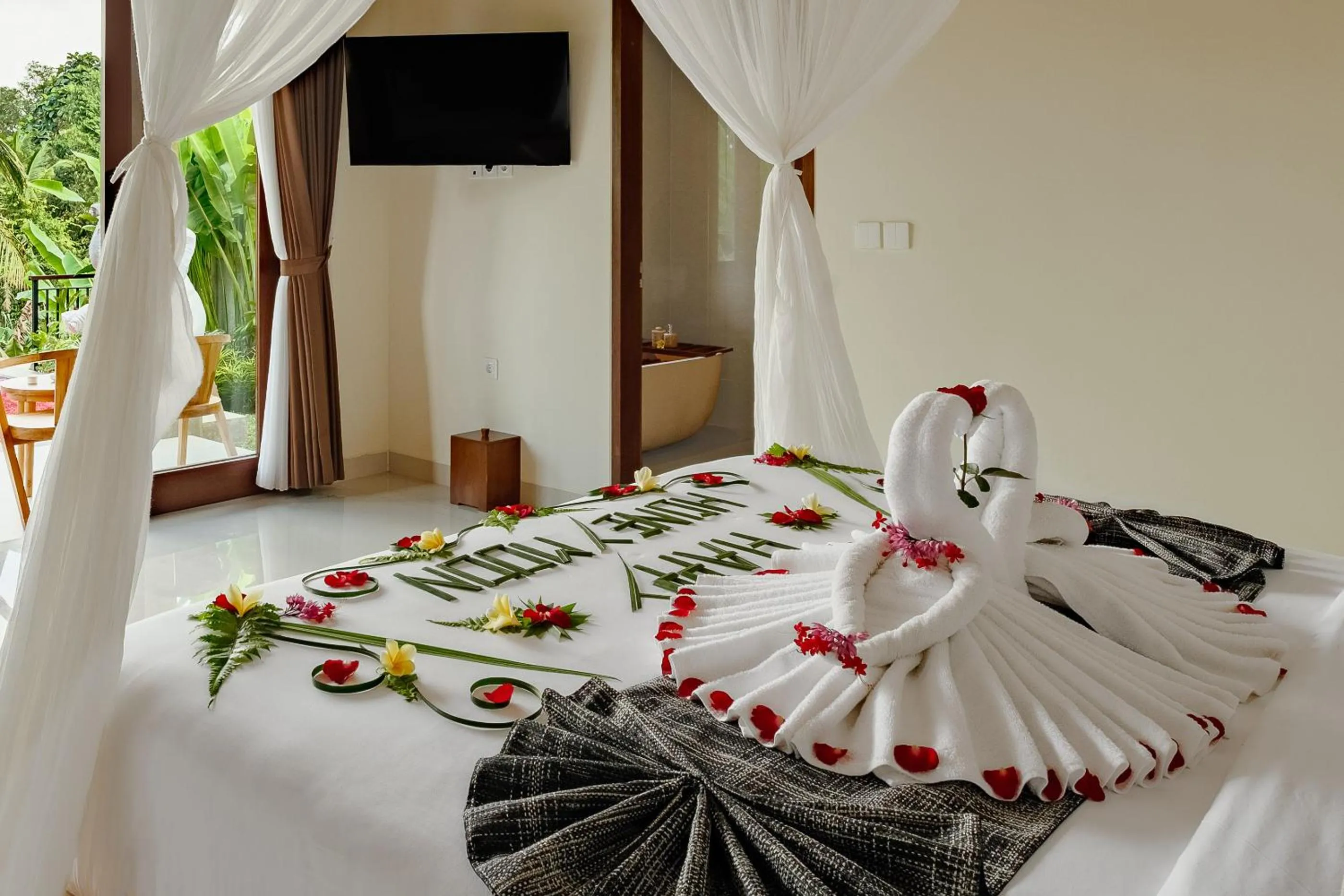 Bedroom, Bed in Yanyan Resort Ubud