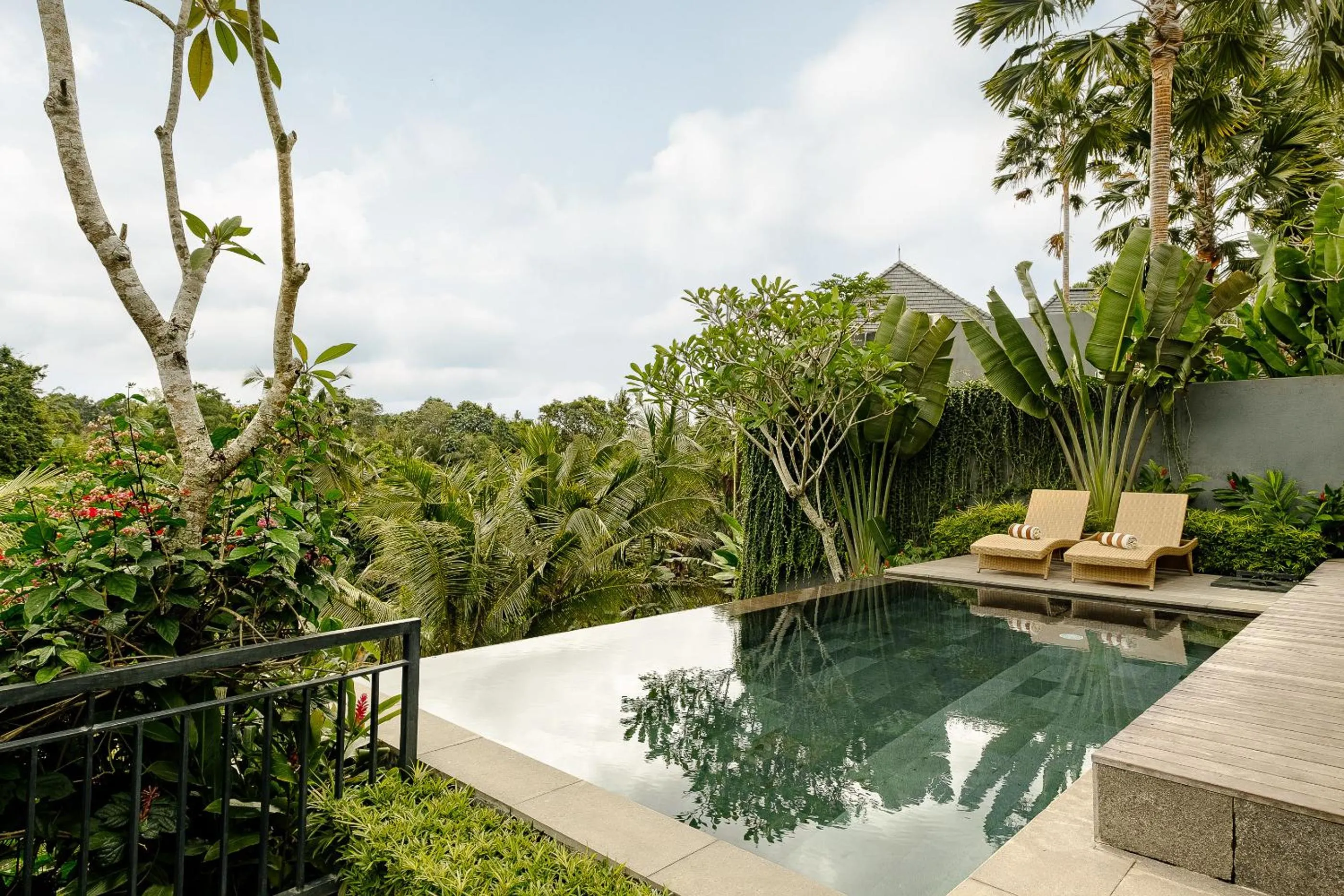 Pool view in Yanyan Resort Ubud