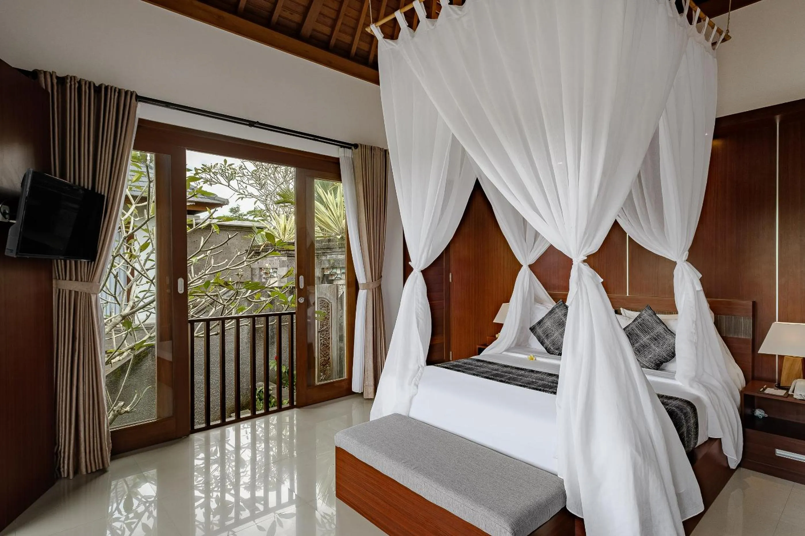 Bedroom, Bed in Yanyan Resort Ubud