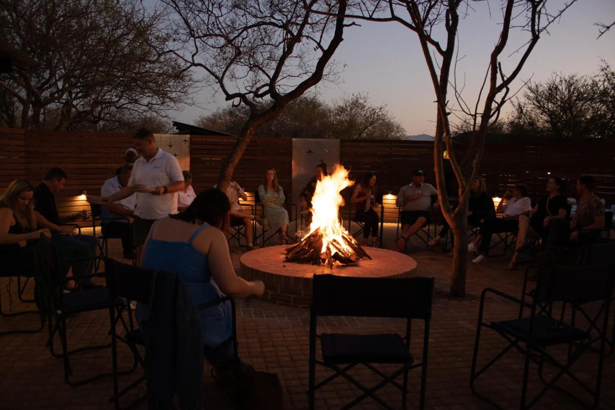 fireplace in Aerotel