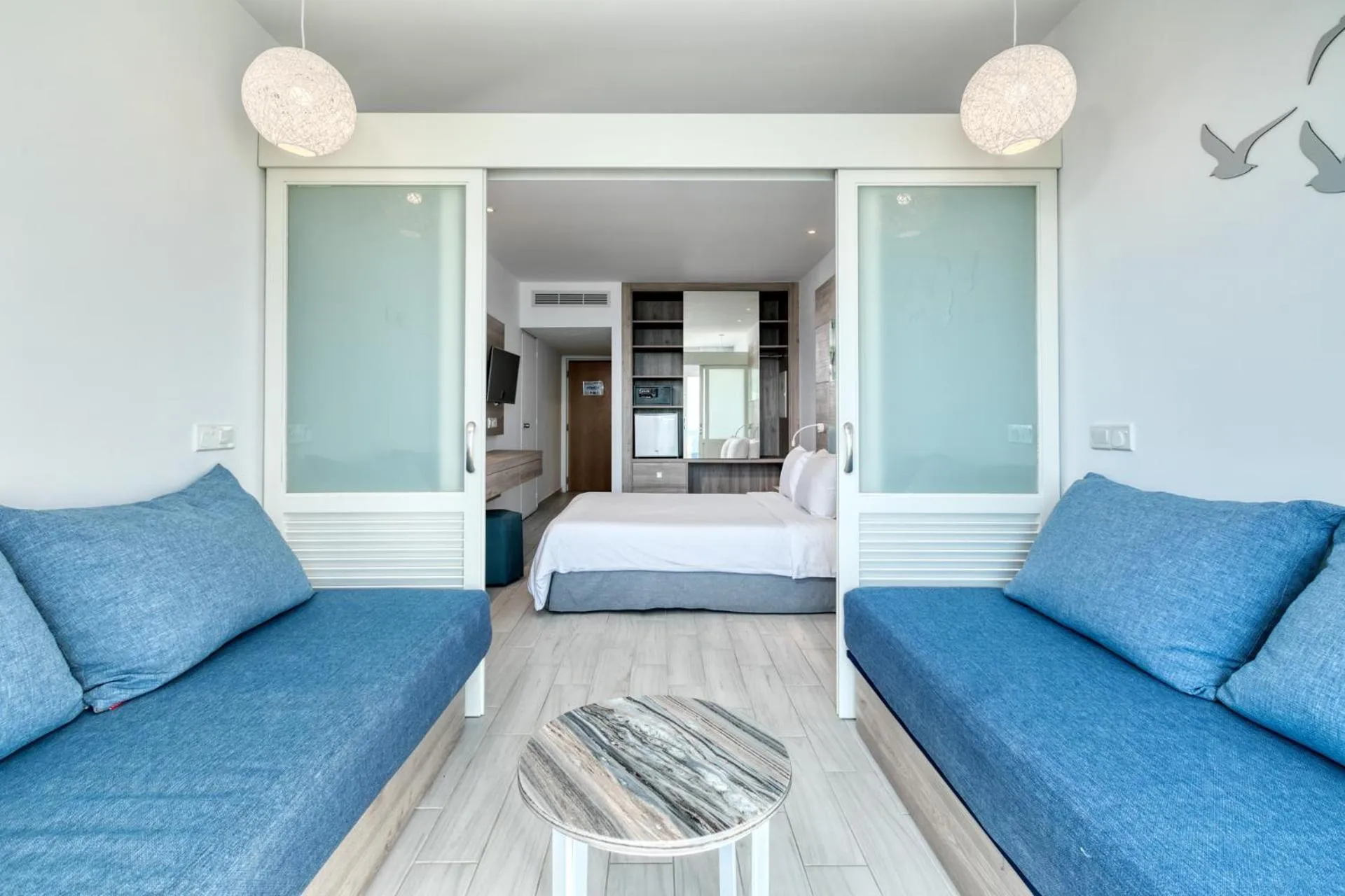 Property building, Bed in Atlantica SunGarden Beach