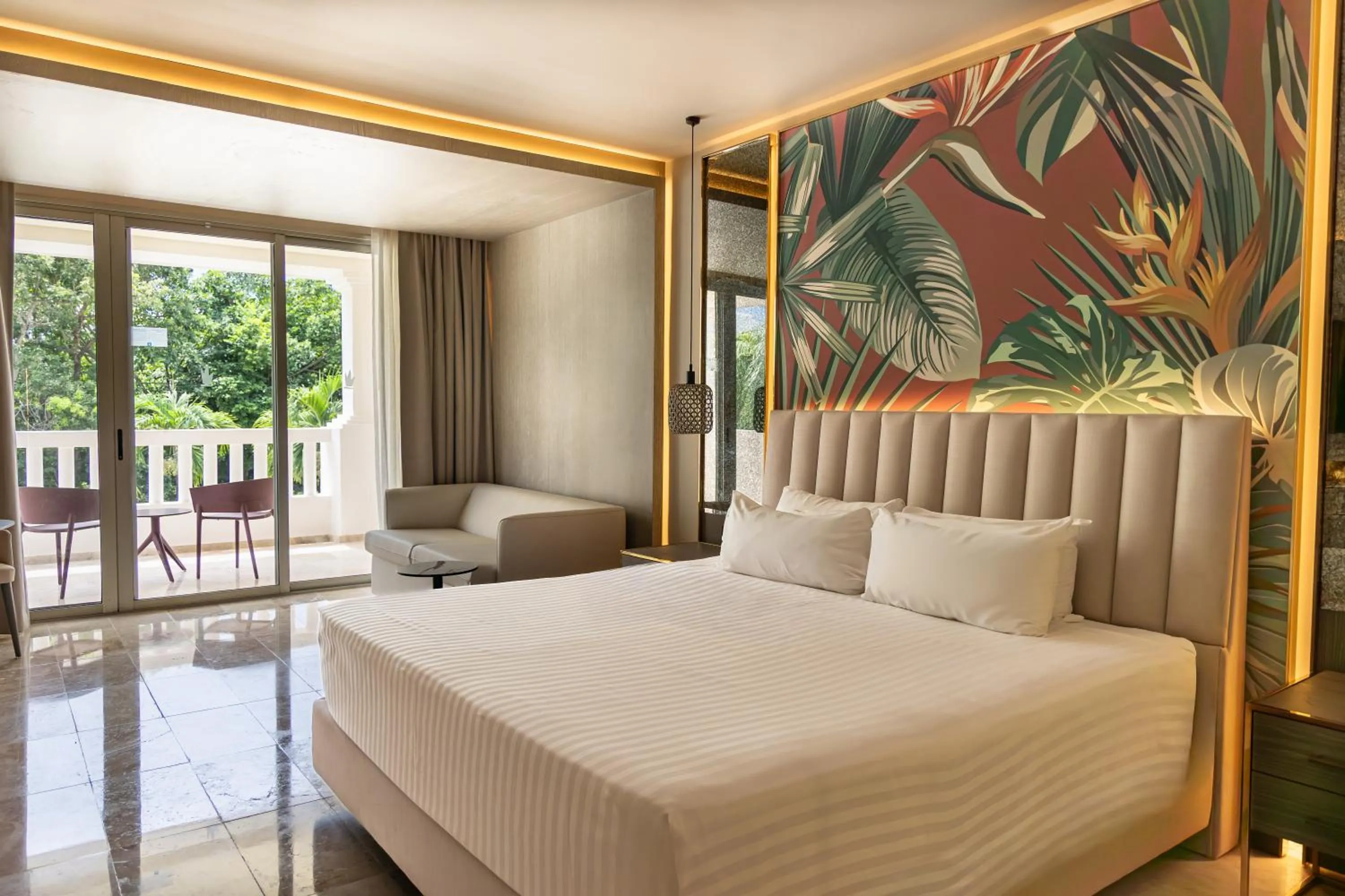 View (from property/room), Bed in Grand Sunset Princess - All Inclusive