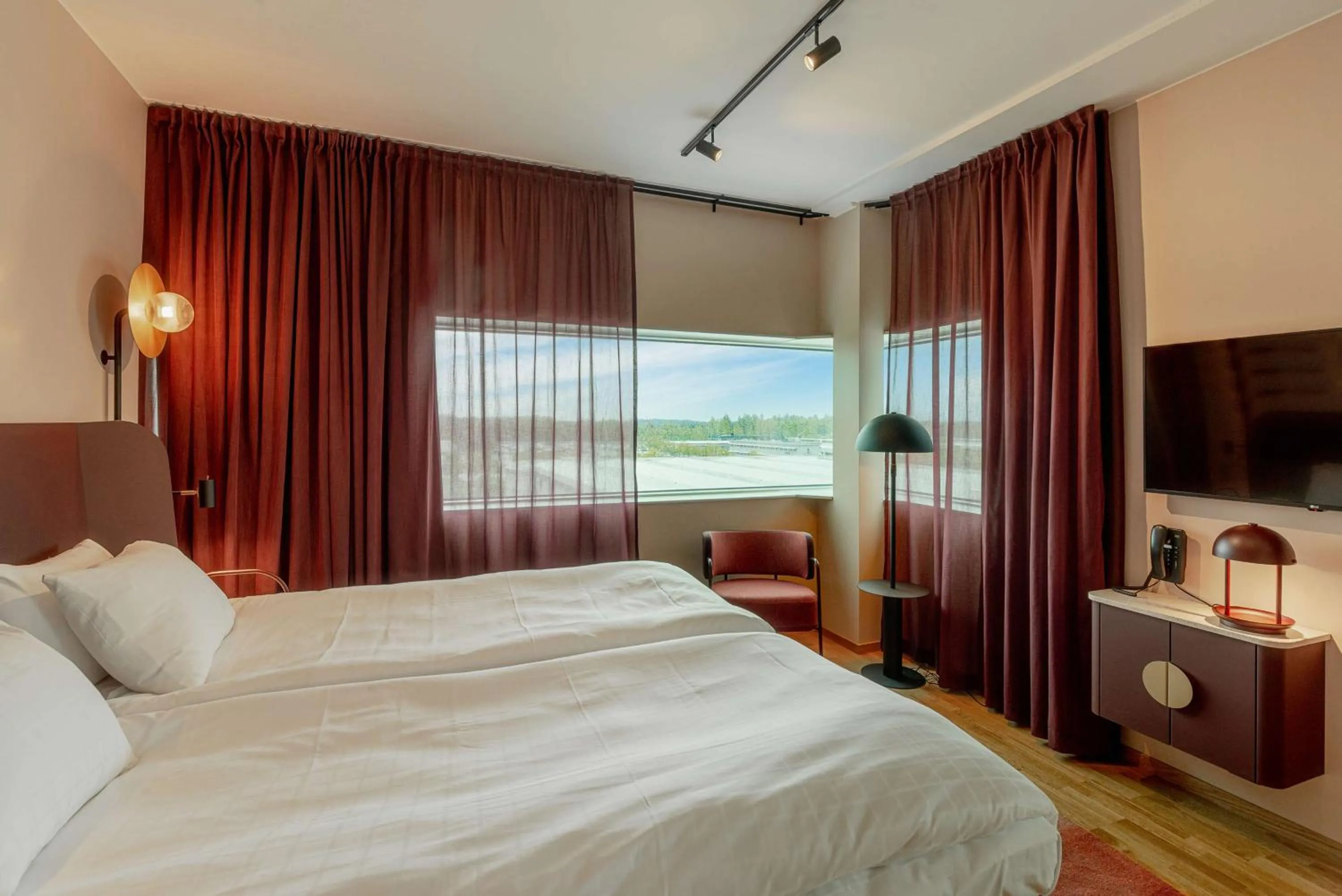 Bedroom, Bed in Scandic Landvetter