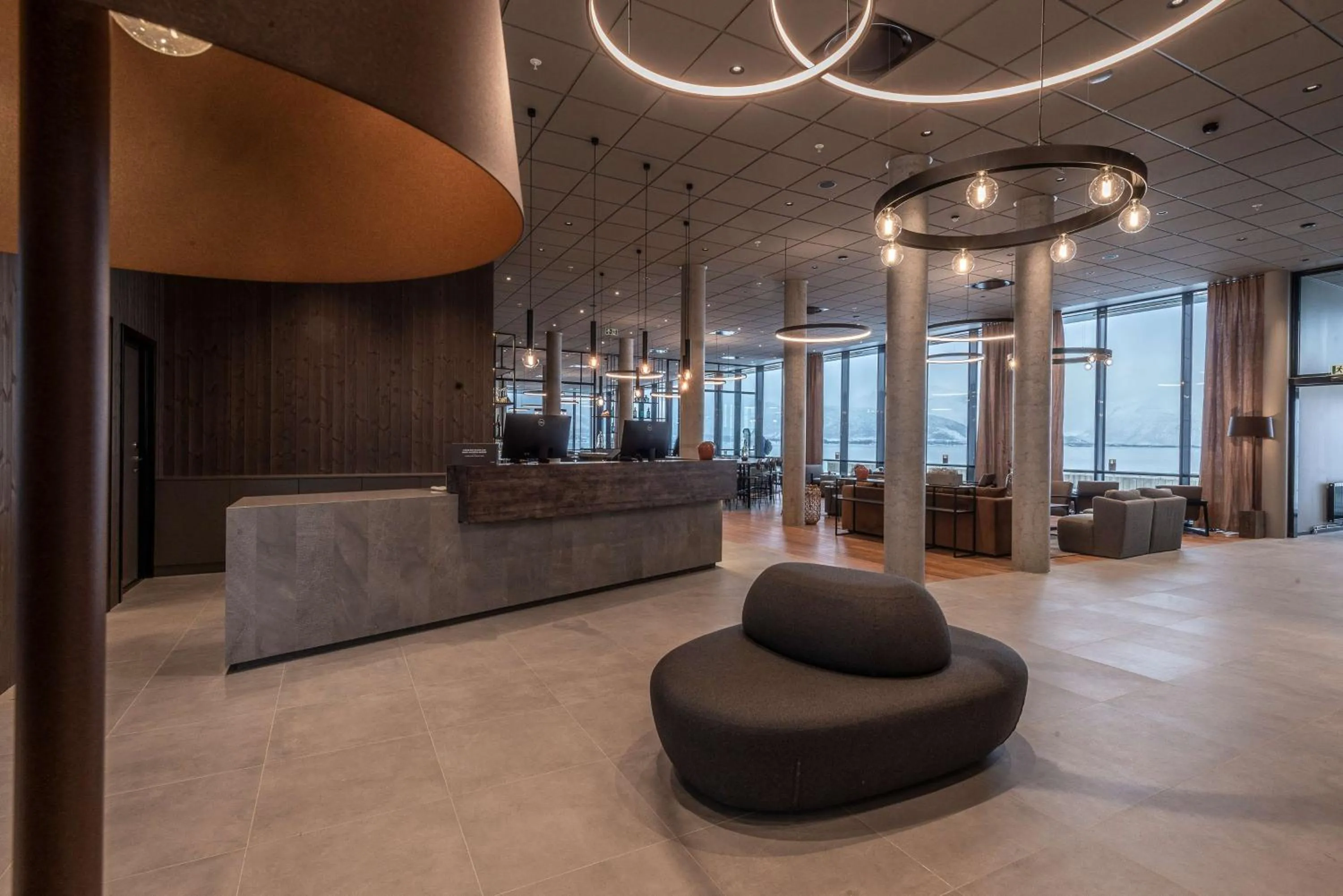 Lobby or reception in Scandic Sortland