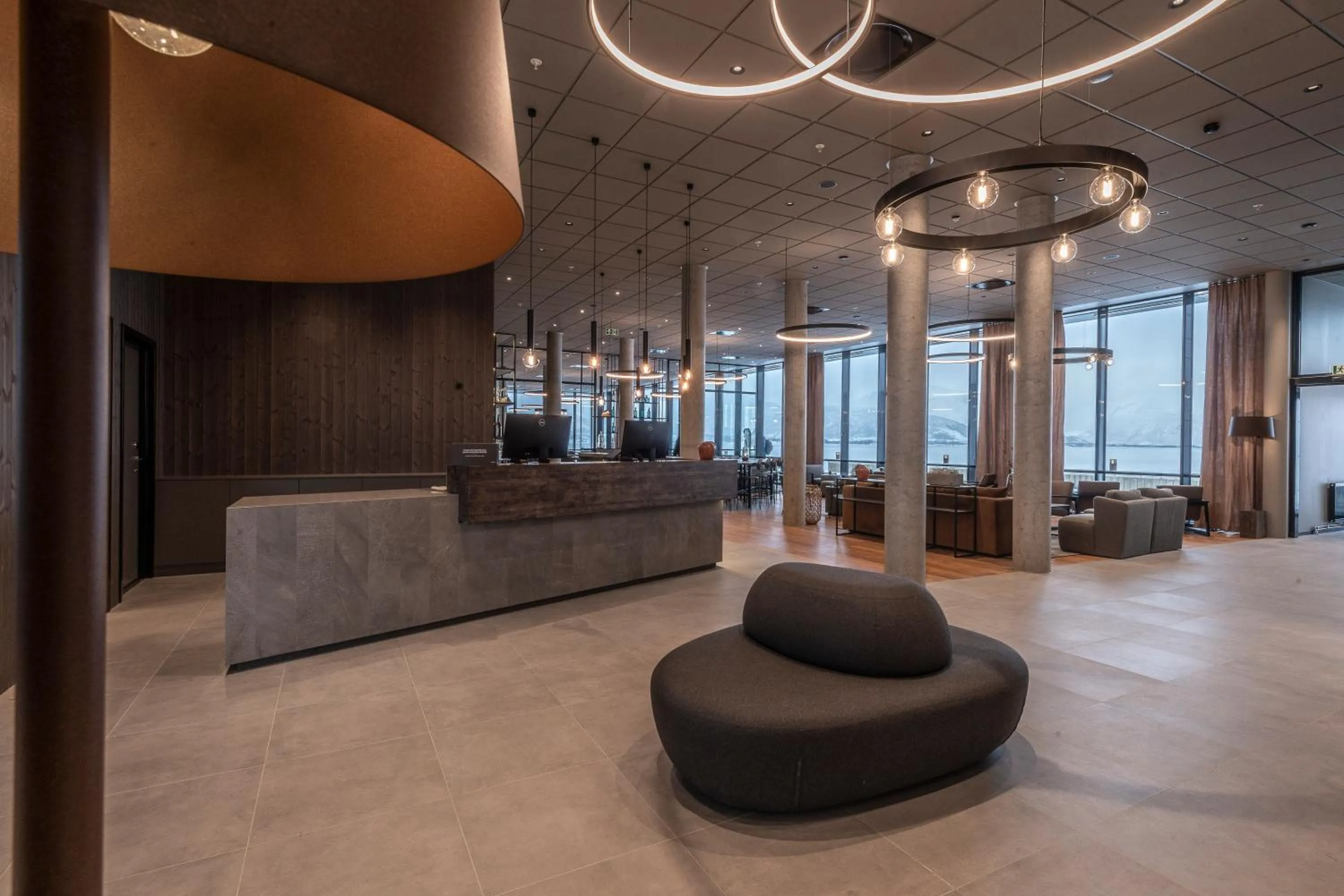 Lobby or reception in Scandic Sortland