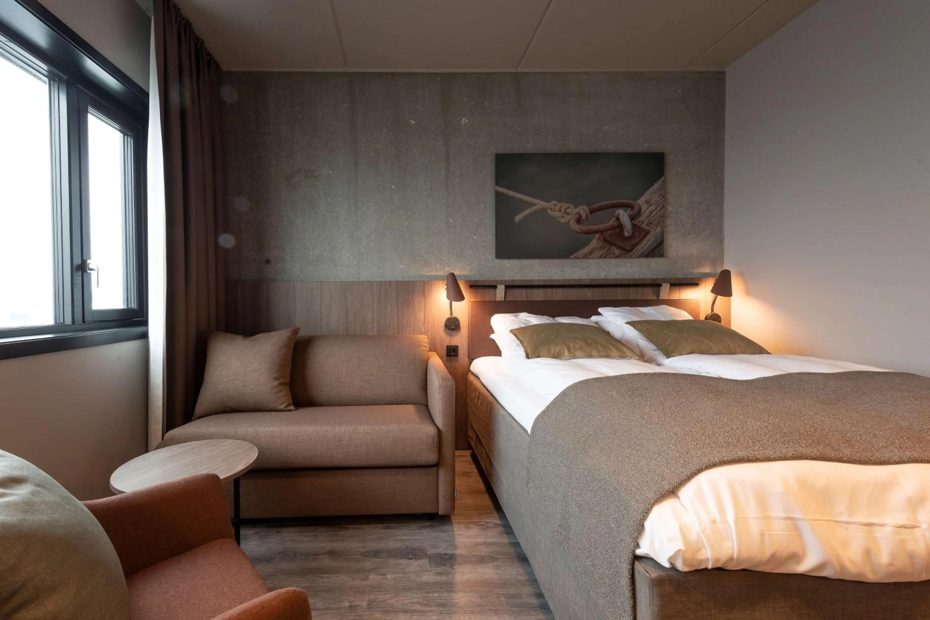 Bedroom, Bed in Scandic Sortland