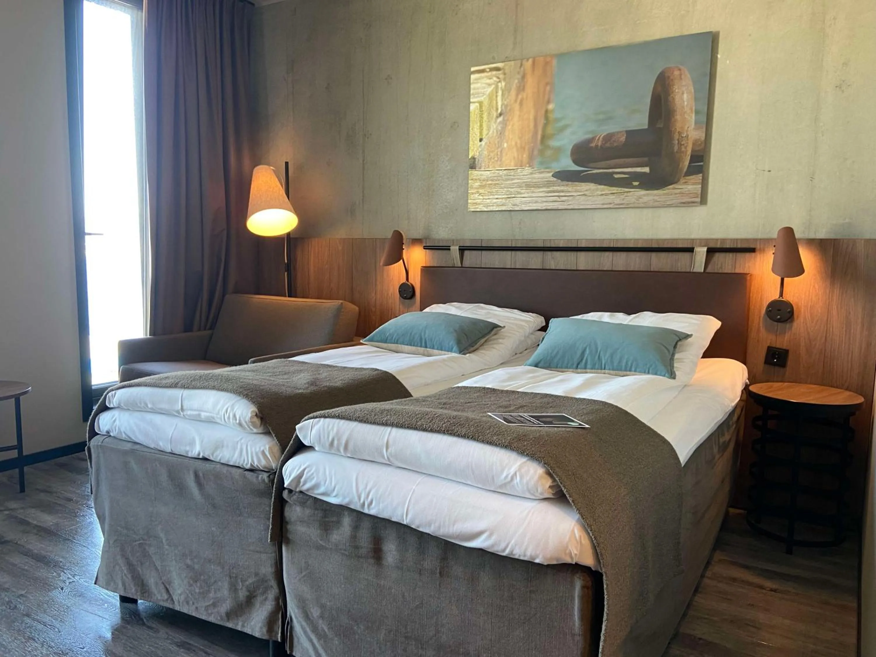 Bedroom, Bed in Scandic Sortland