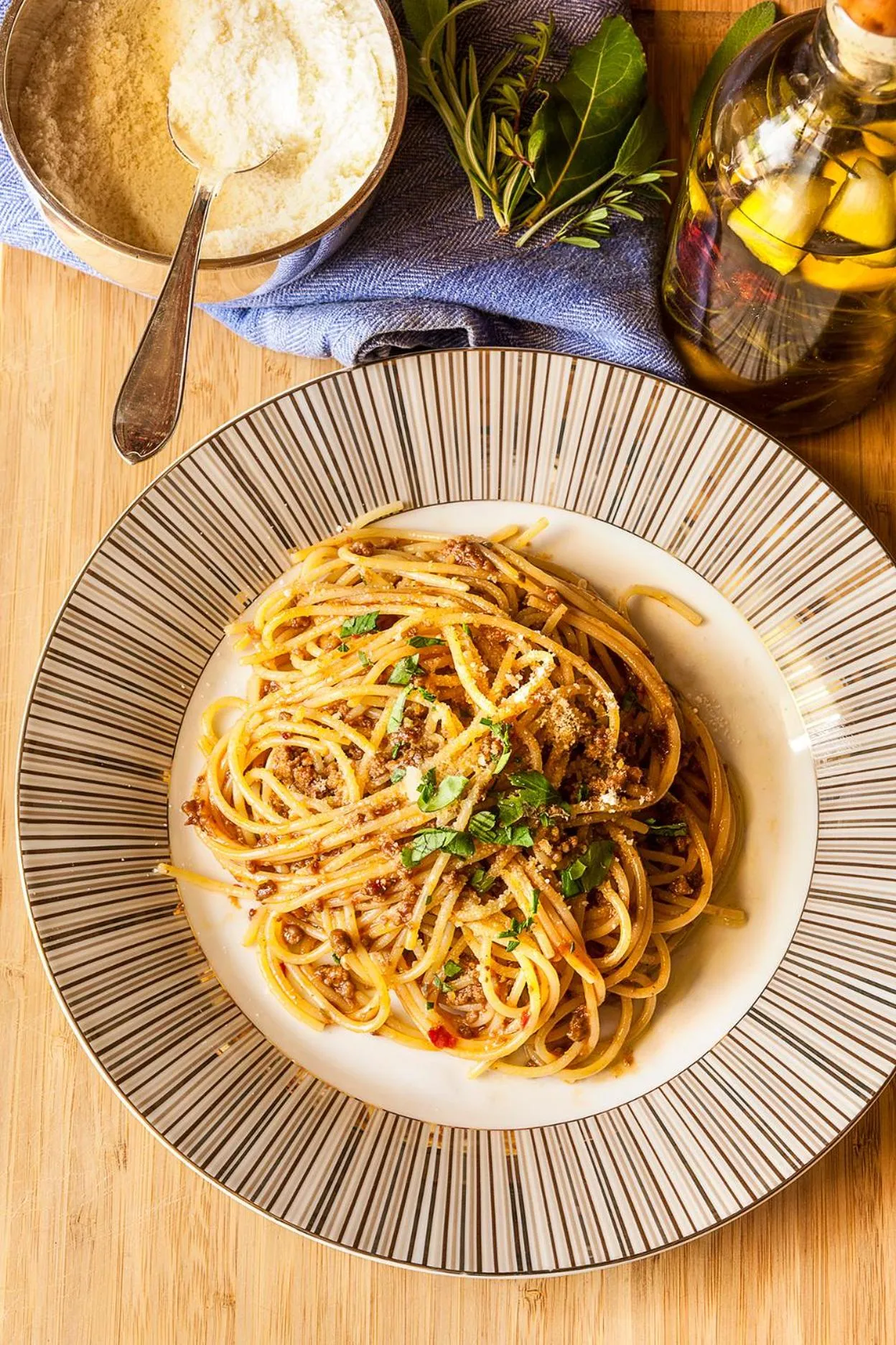 Food and drinks in Casa San Ruffino