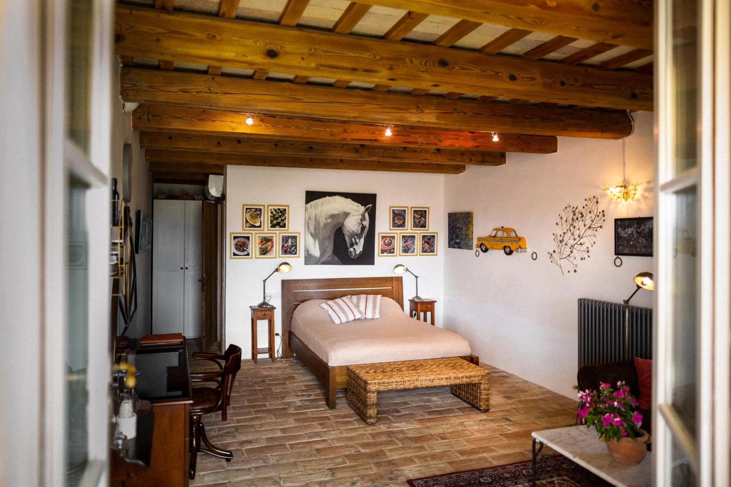 Bedroom, Bed in Casa San Ruffino