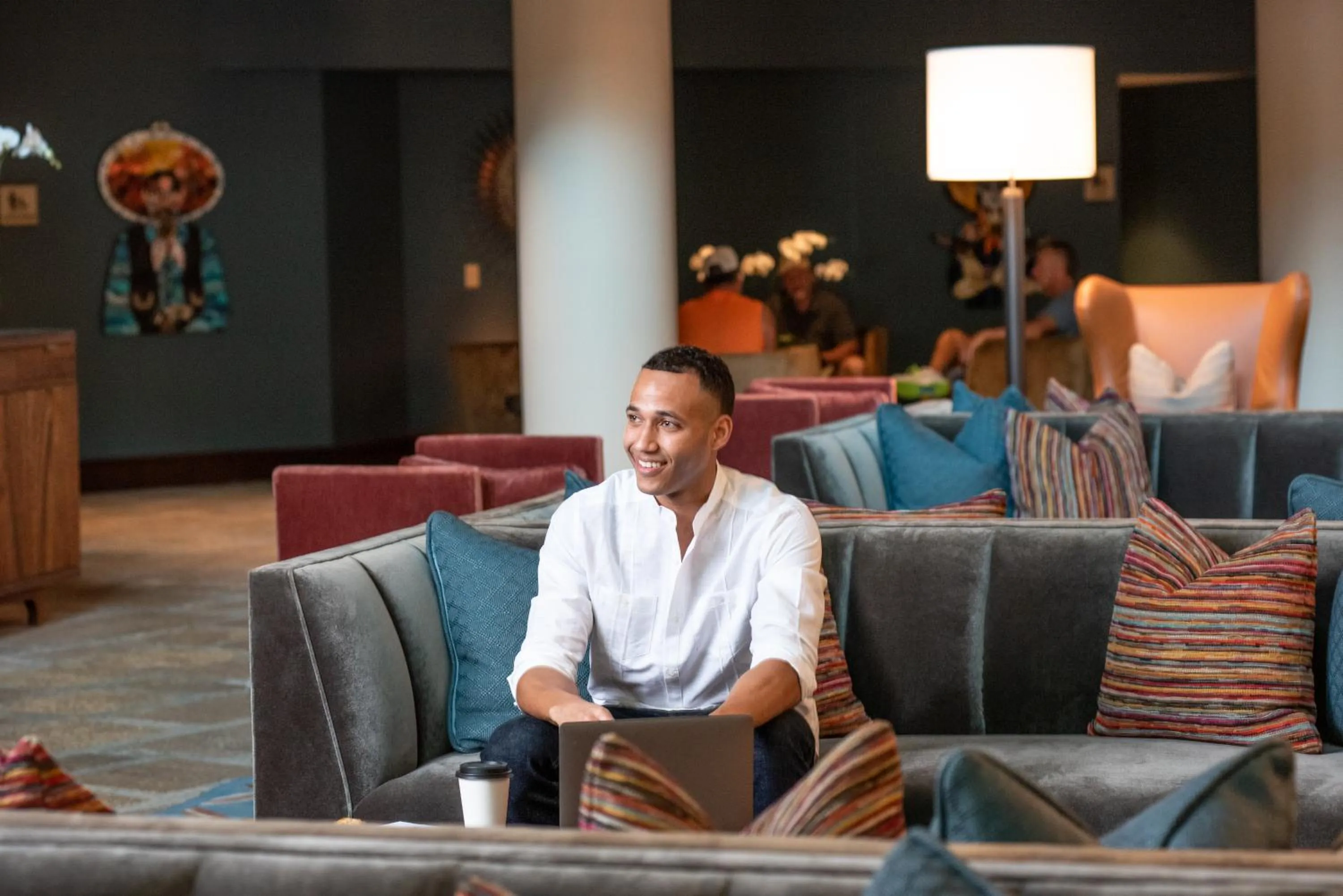 Seating area in Hotel Contessa - Suites on the Riverwalk