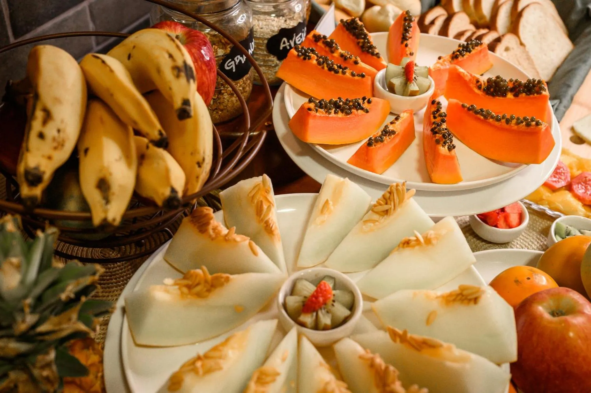 Food and drinks in Hotel Santa Cruz