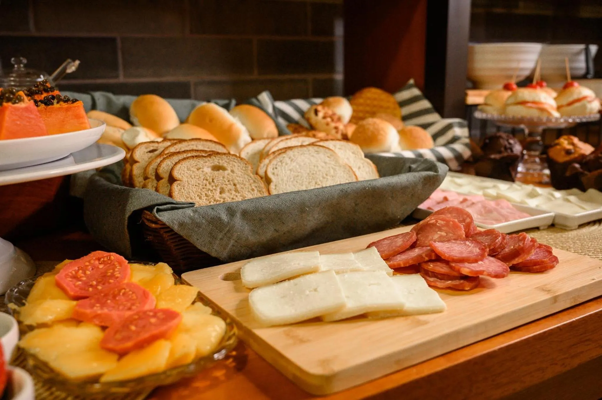 Food and drinks in Hotel Santa Cruz