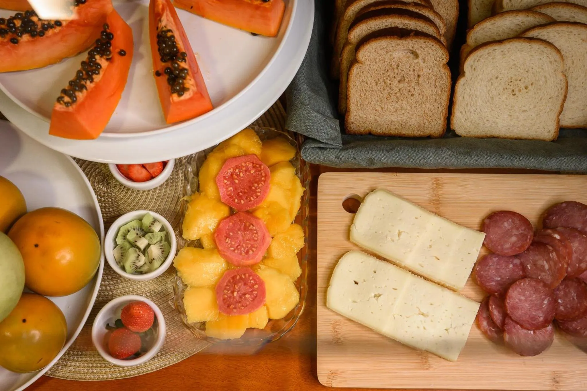 Food and drinks in Hotel Santa Cruz