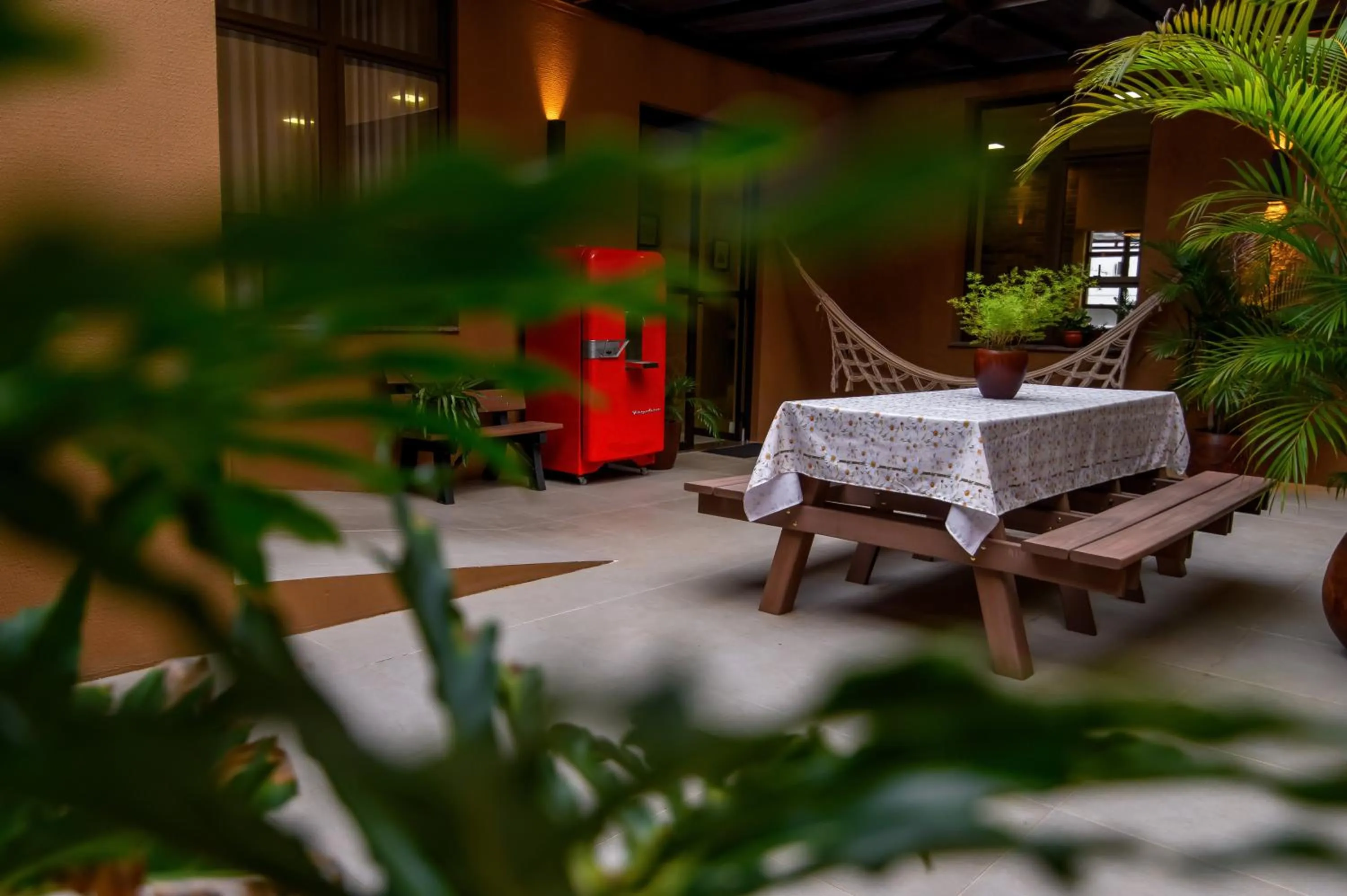 Garden in Hotel Santa Cruz