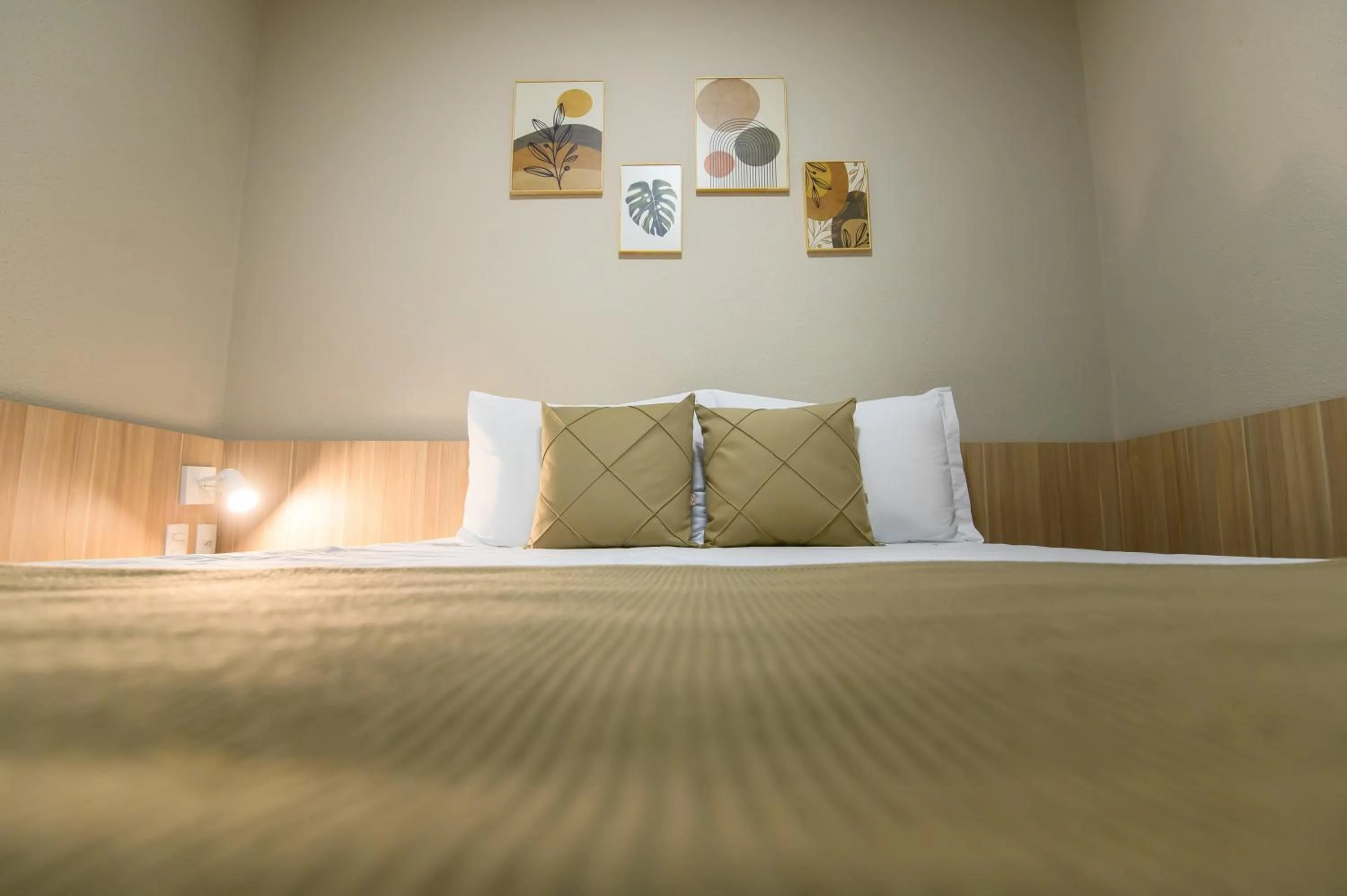 Bed in Hotel Santa Cruz