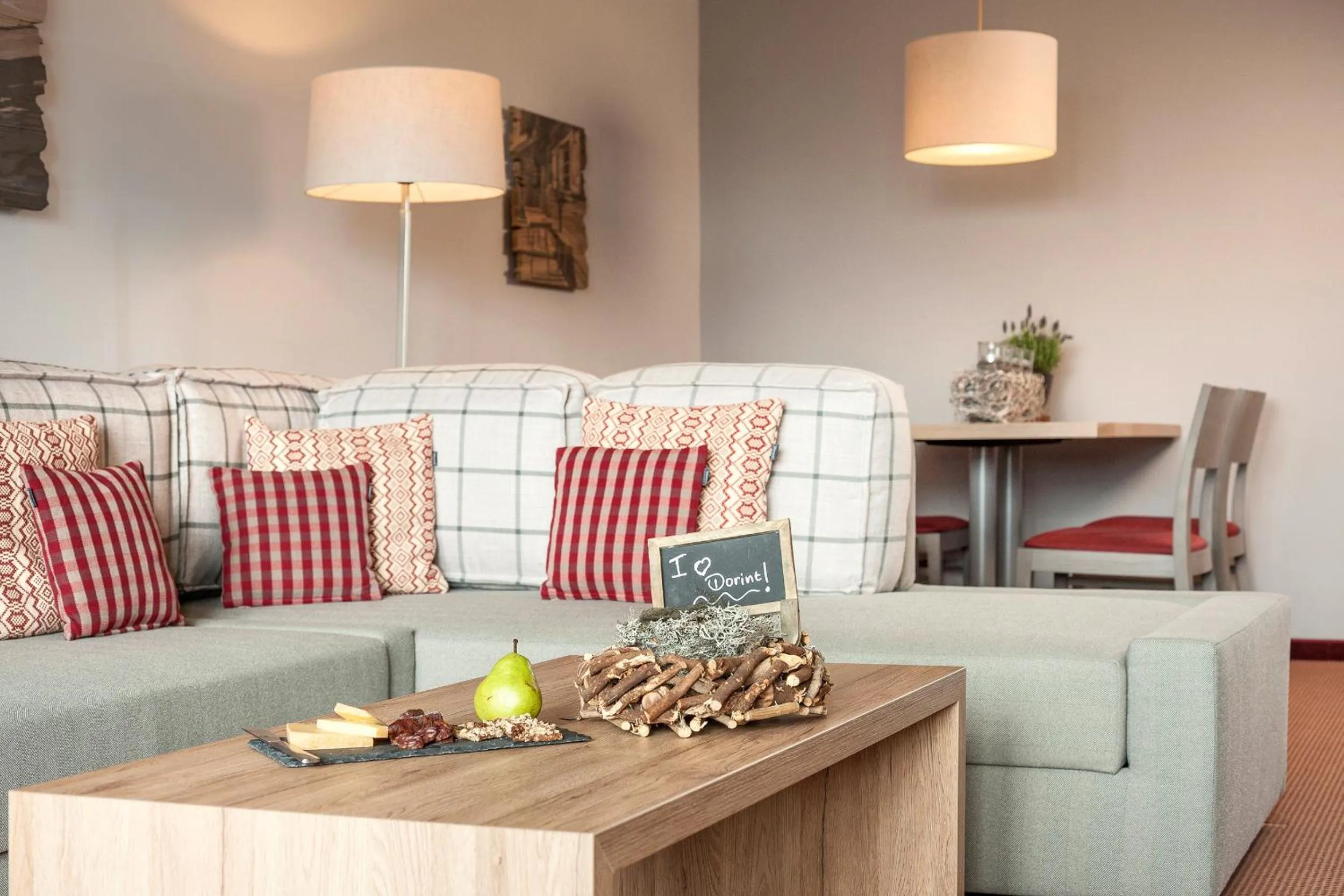 Living room in Dorint Blüemlisalp Beatenberg/Interlaken