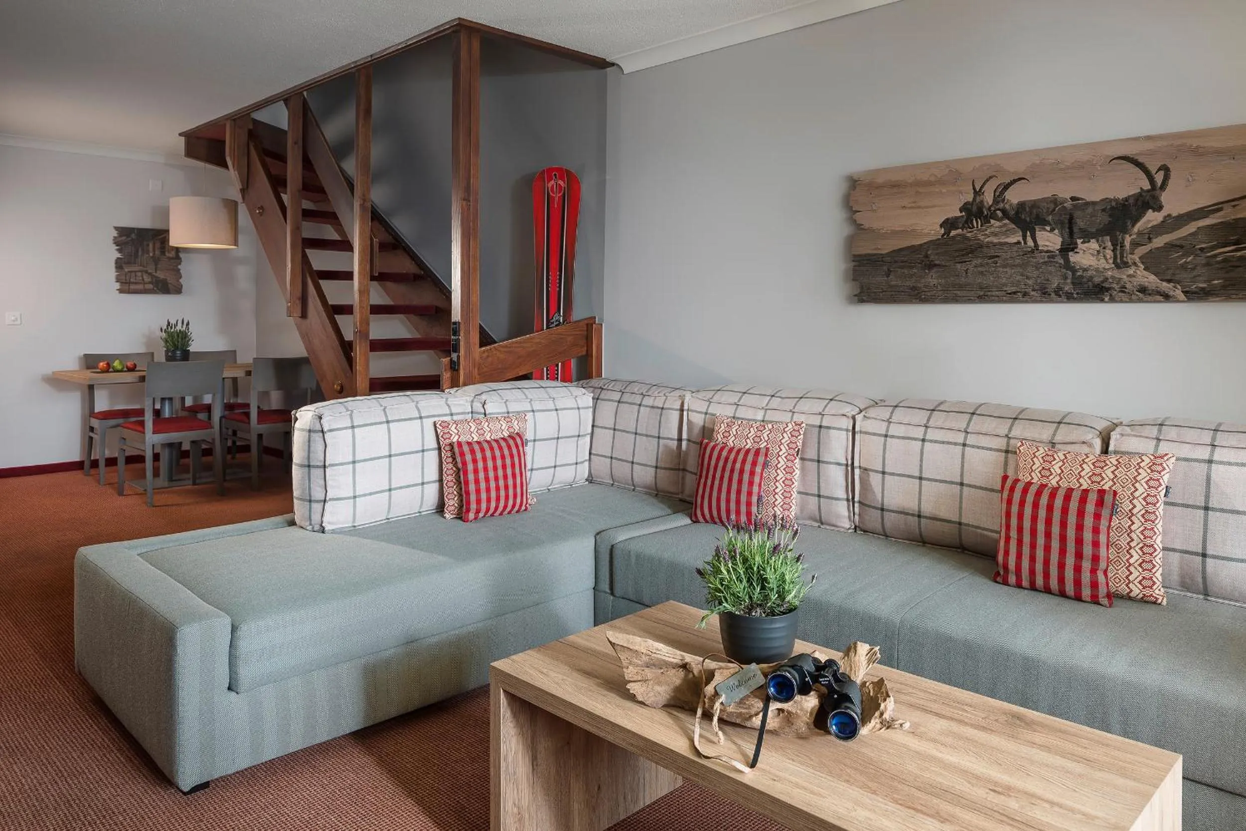 Living room in Dorint Blüemlisalp Beatenberg/Interlaken